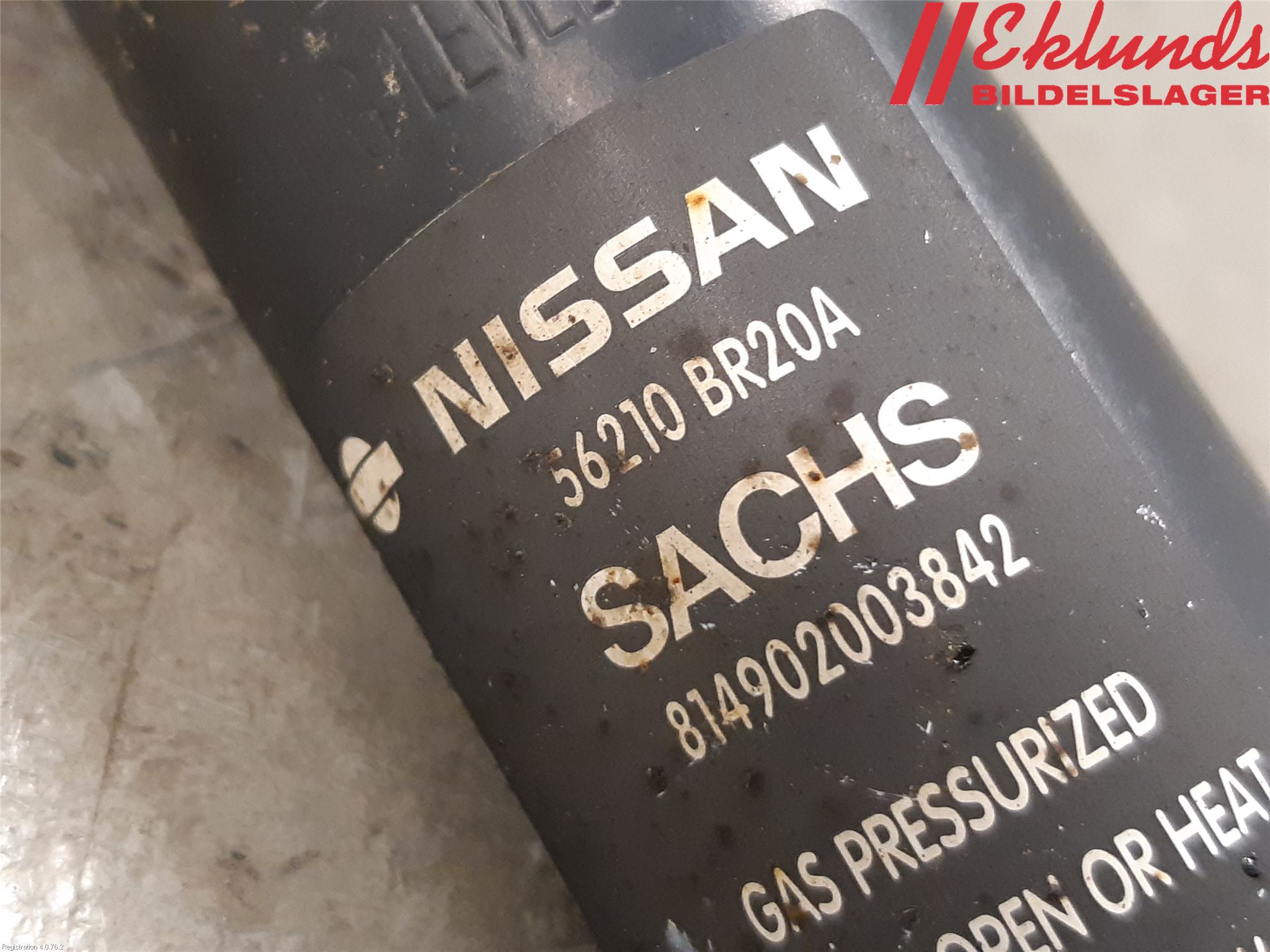 Nissan QASHQAI+2  10-14 Stötdämpare Bak