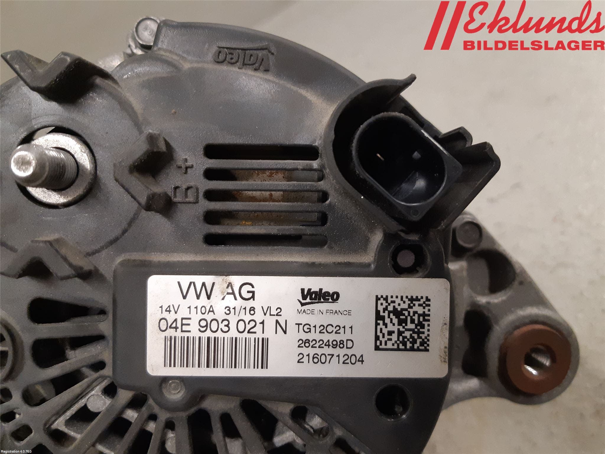 Volkswagen VW POLO 10-17 Generator