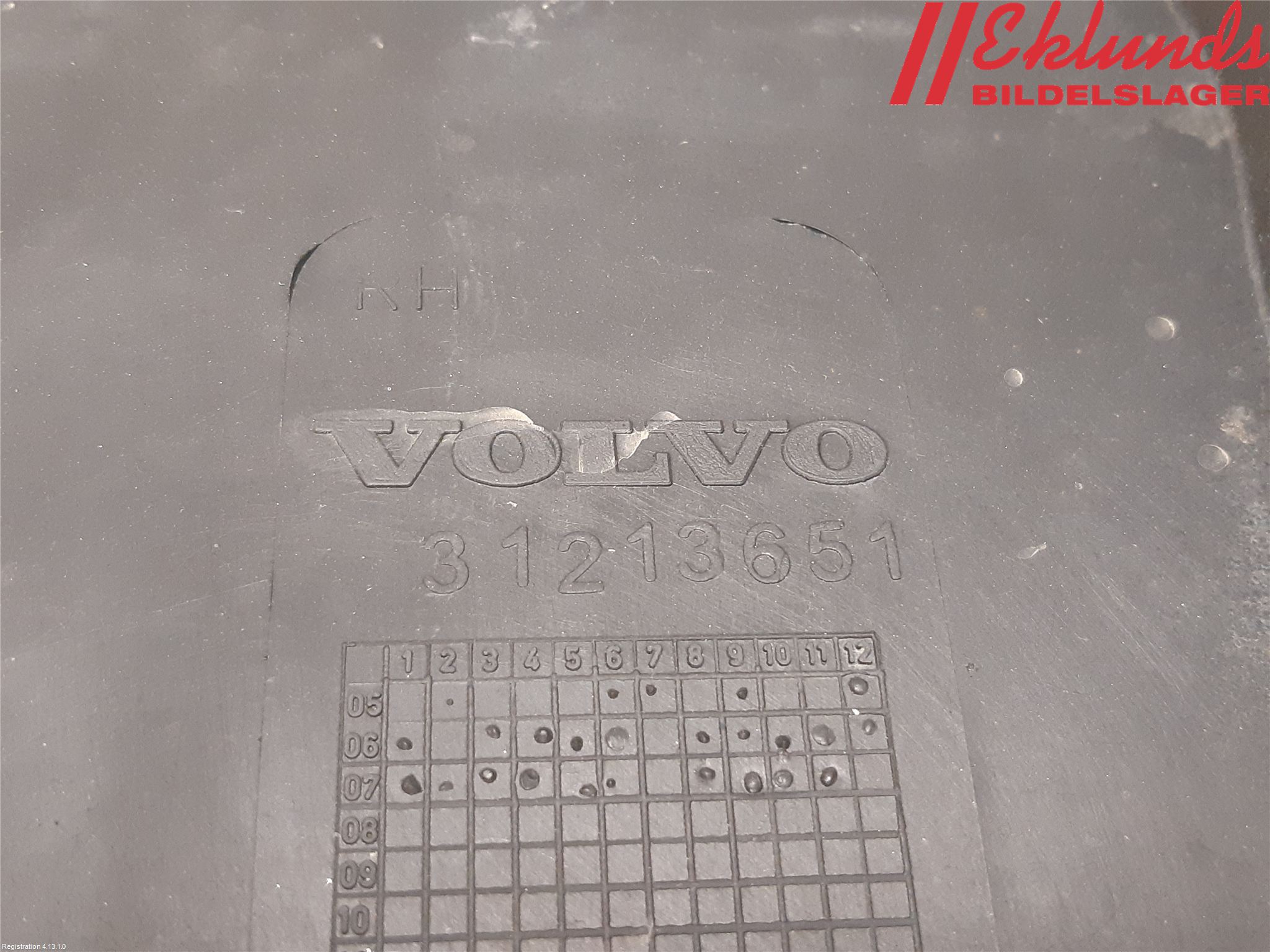 Volvo V70 08-13 Skärm Inner