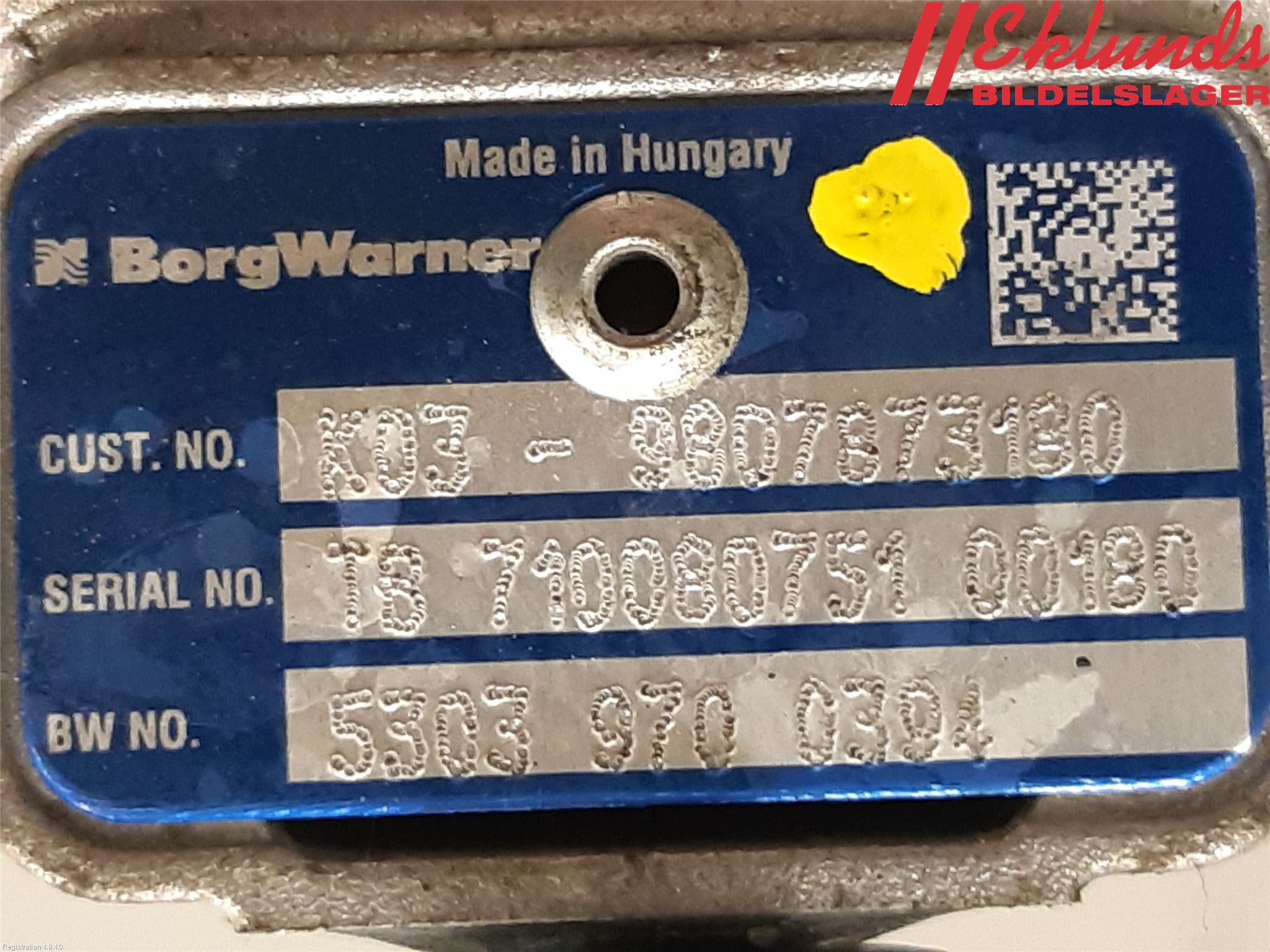 Ford MONDEO 15-22 Turboaggregat