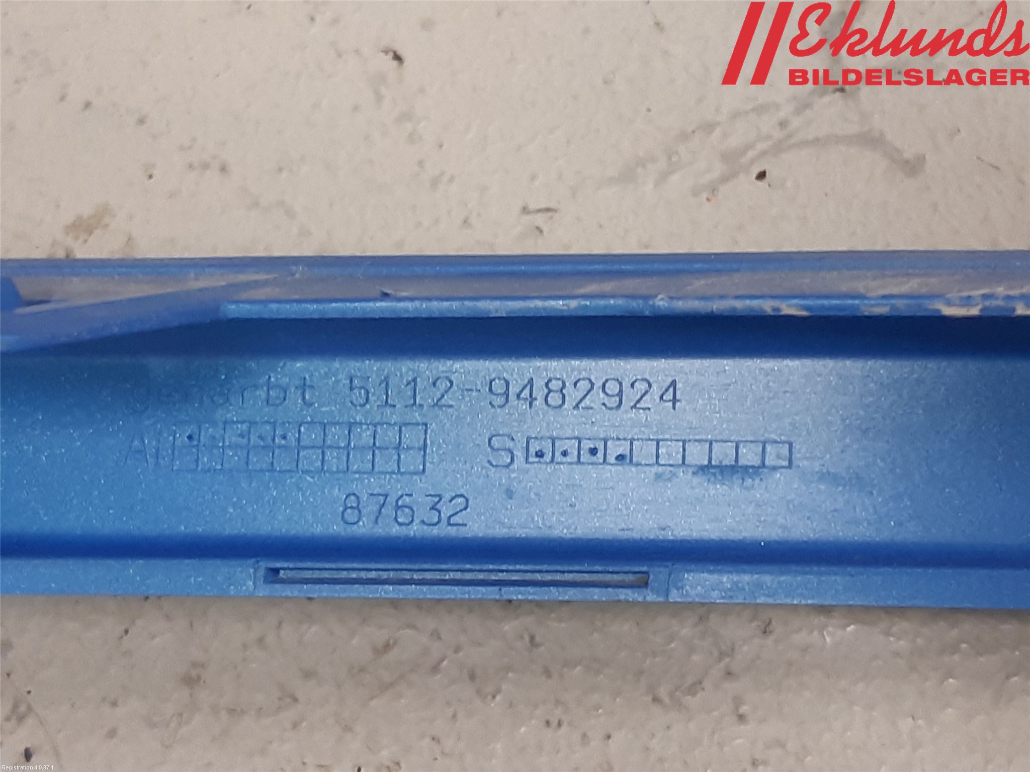 BMW iX I20 22- Stötfångardel Bak Hö