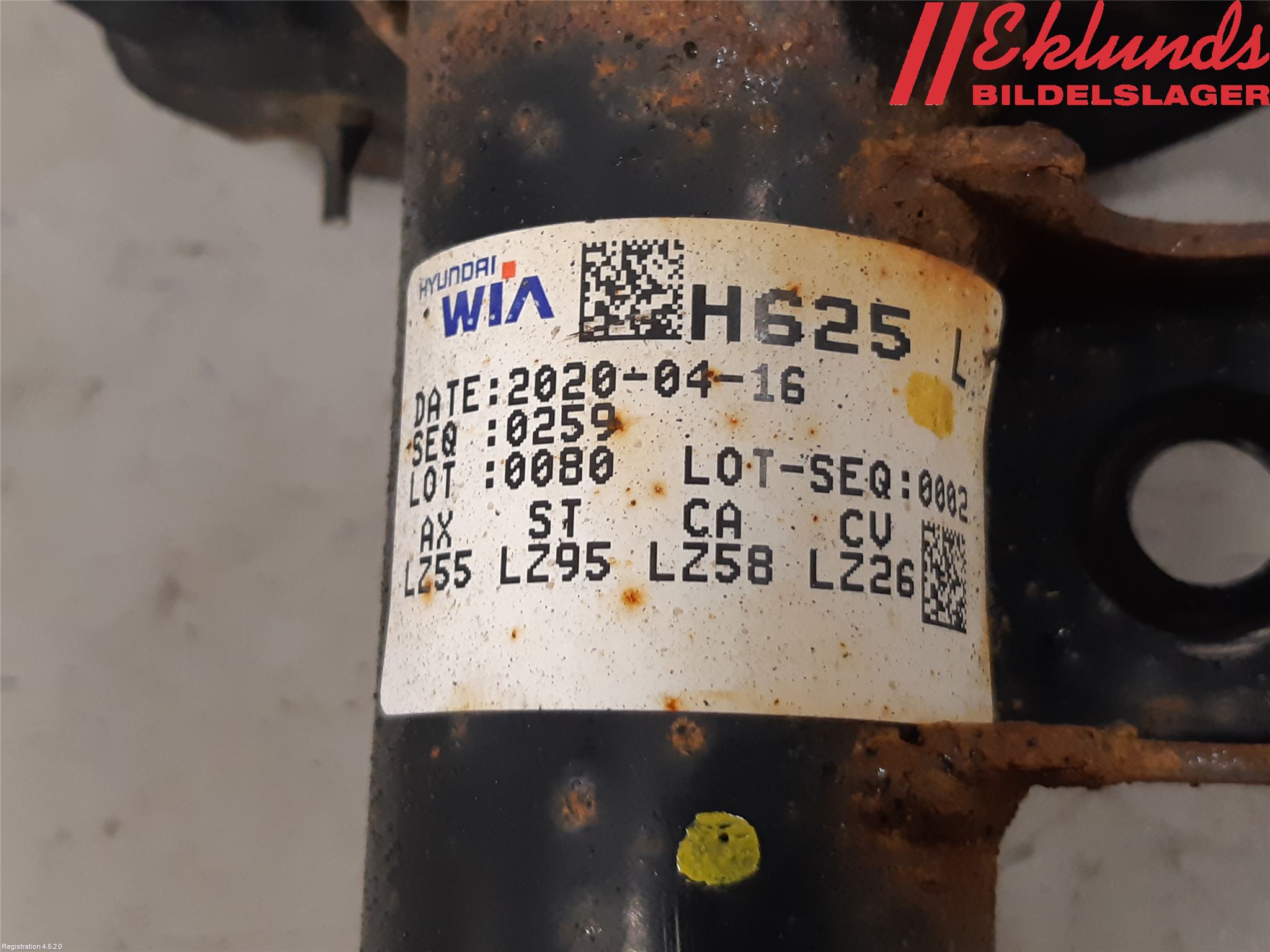 Kia STONIC 18->> Fjäderben Fram Vänster