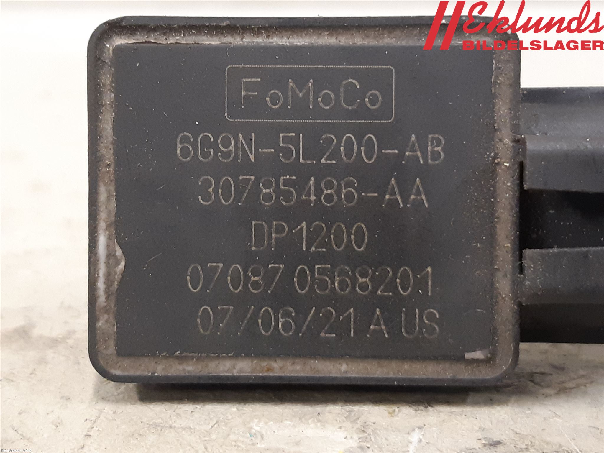 Volvo S80 07-13 Givare Temp-Tryck Avgas