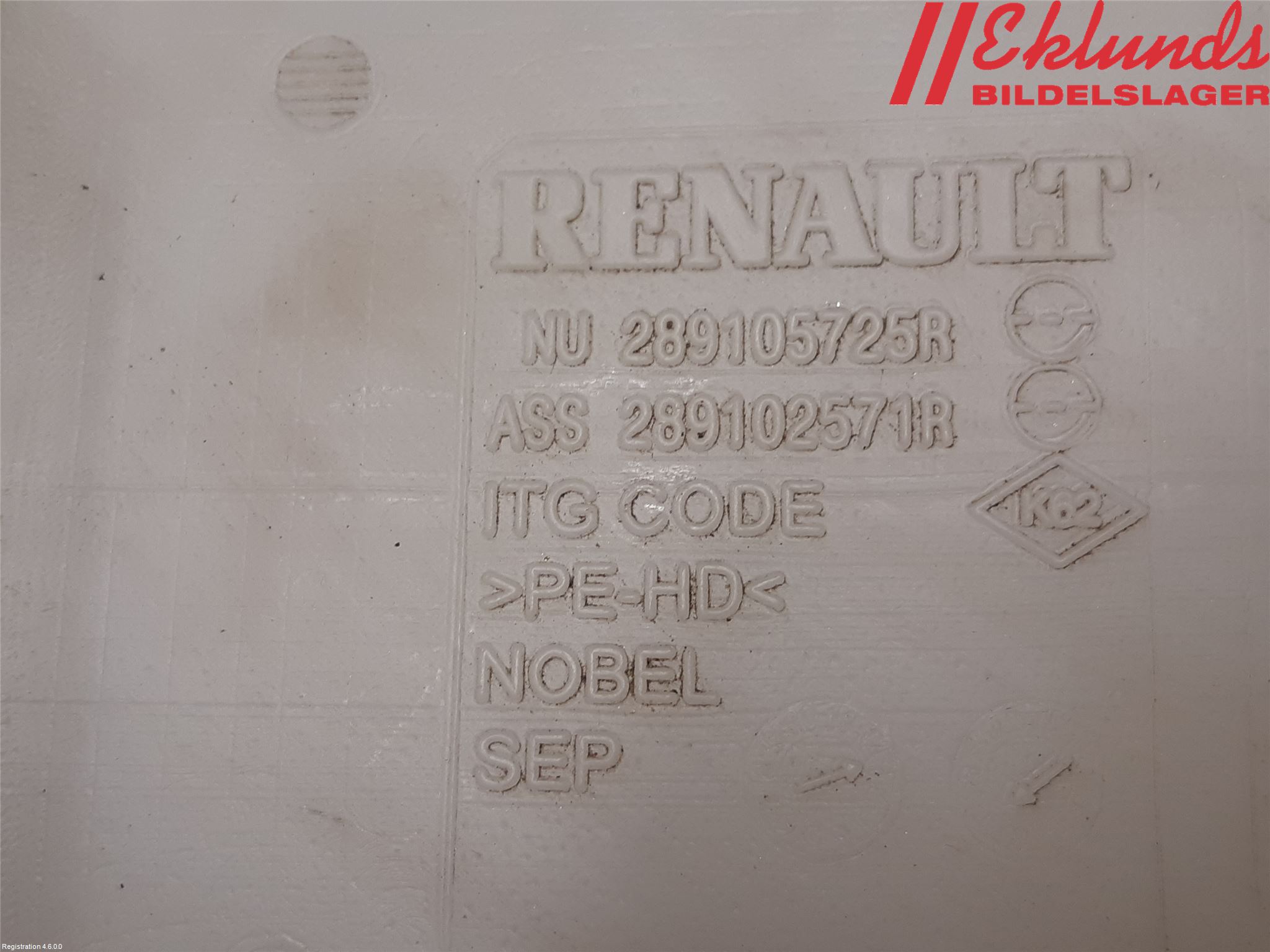 Renault ZOE/E-TECH 13- Spolartank Vindruta