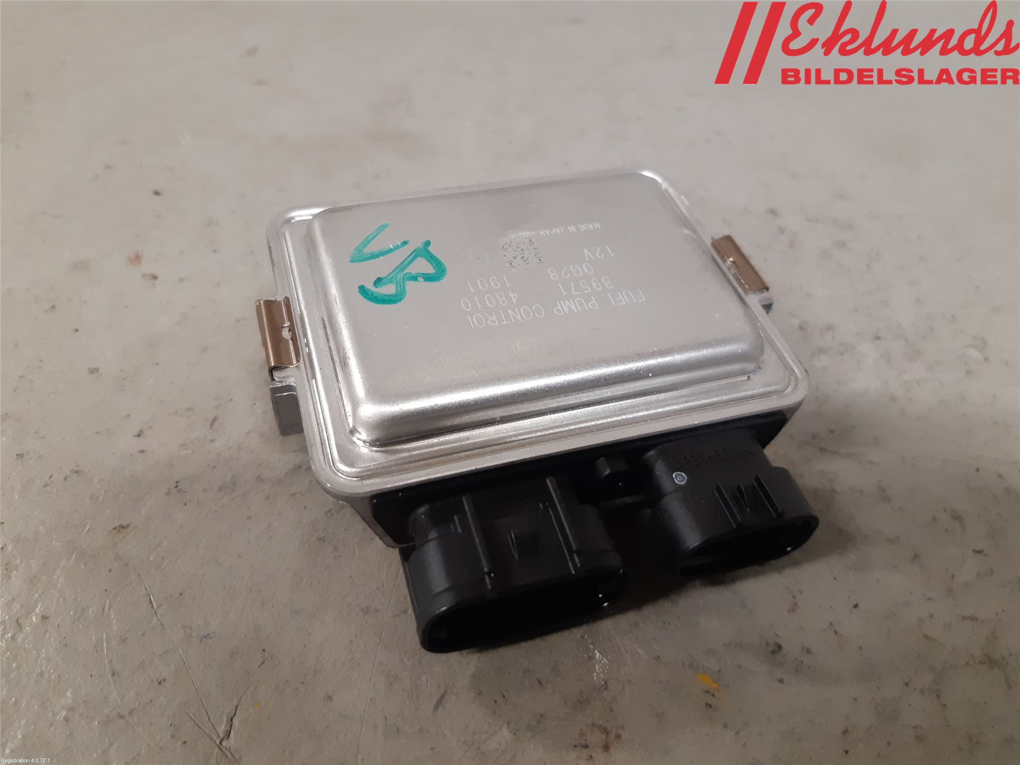 Toyota RAV4 19- Styrenhet Bränslepump