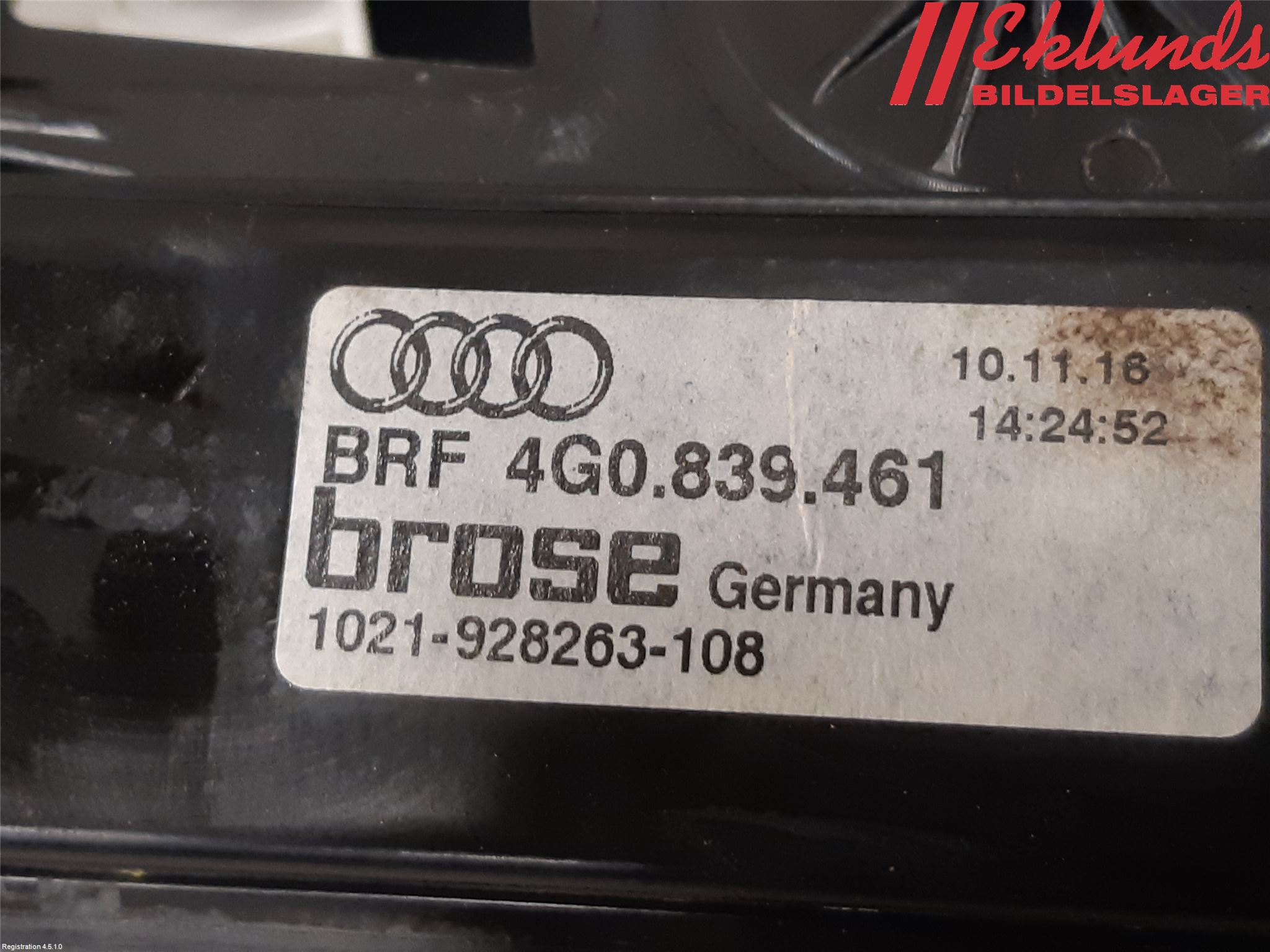 Audi A6/S6 4G 11-18 Fönsterhiss El Kompl