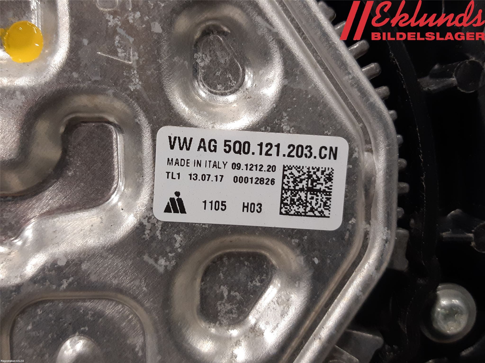 Volkswagen VW GOLF / E-GOLF VII 13-20 Kylfläkt El