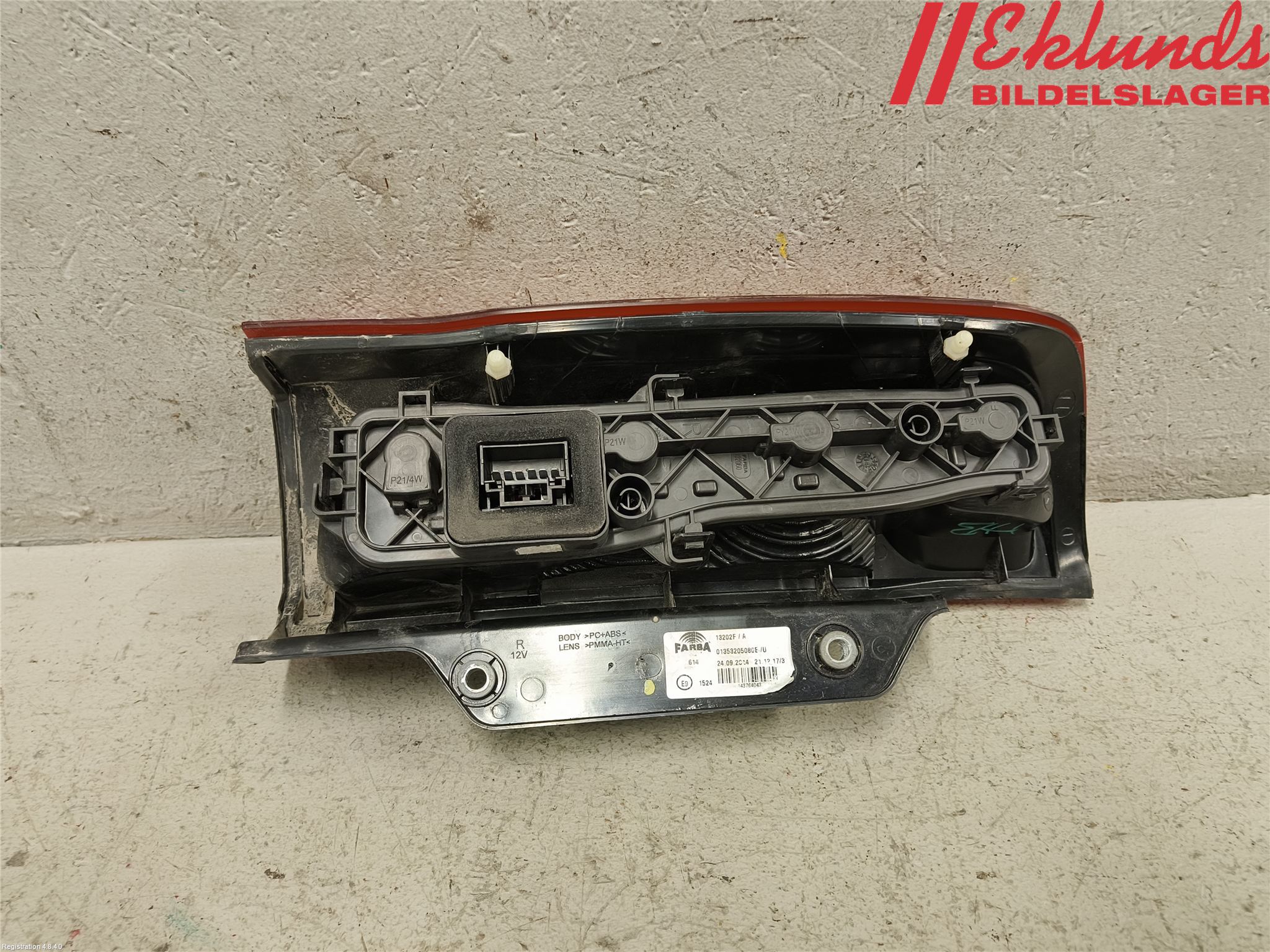 Citroen NEMO Bakljus Höger