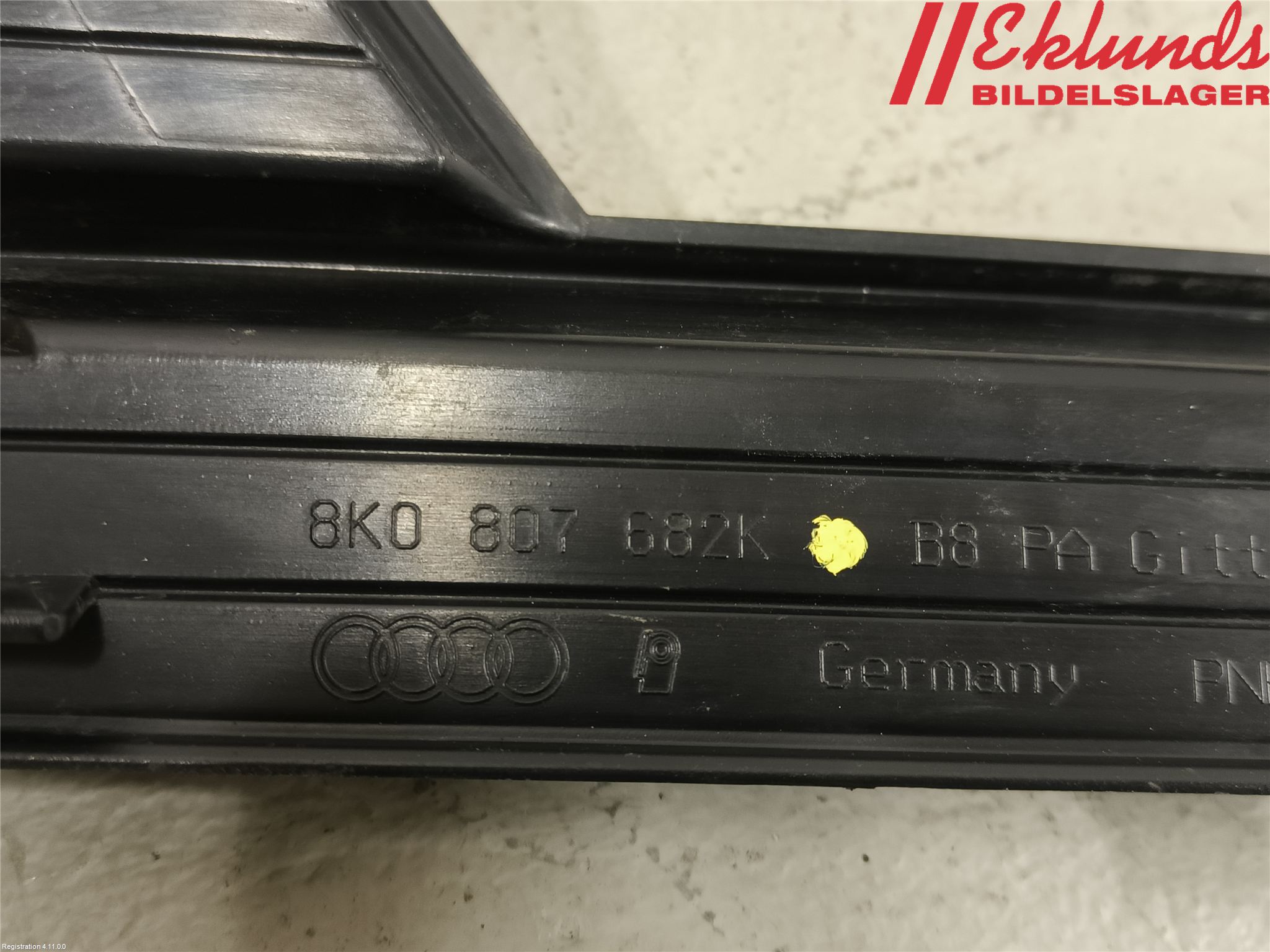 Audi A4 12-15 Dimljussarg Fram