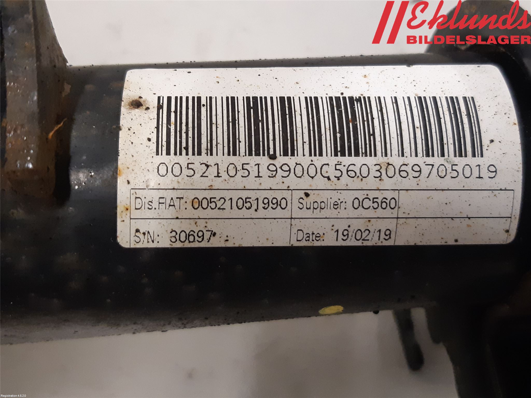 Fiat 500X 15- Fjäderben Bak Vänster