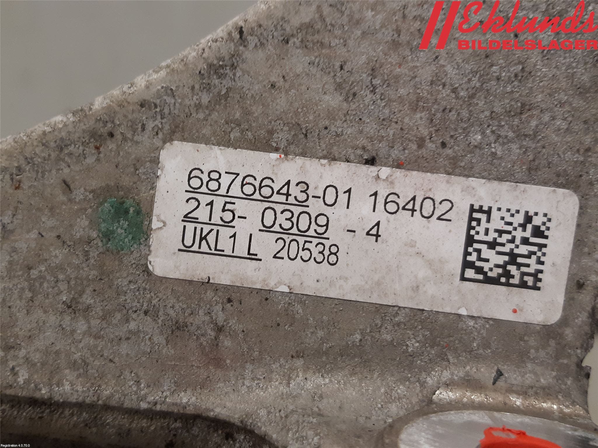 Mini ONE/COOPER 5DR F55 14-24 Styrspindel Lagerhus Vä