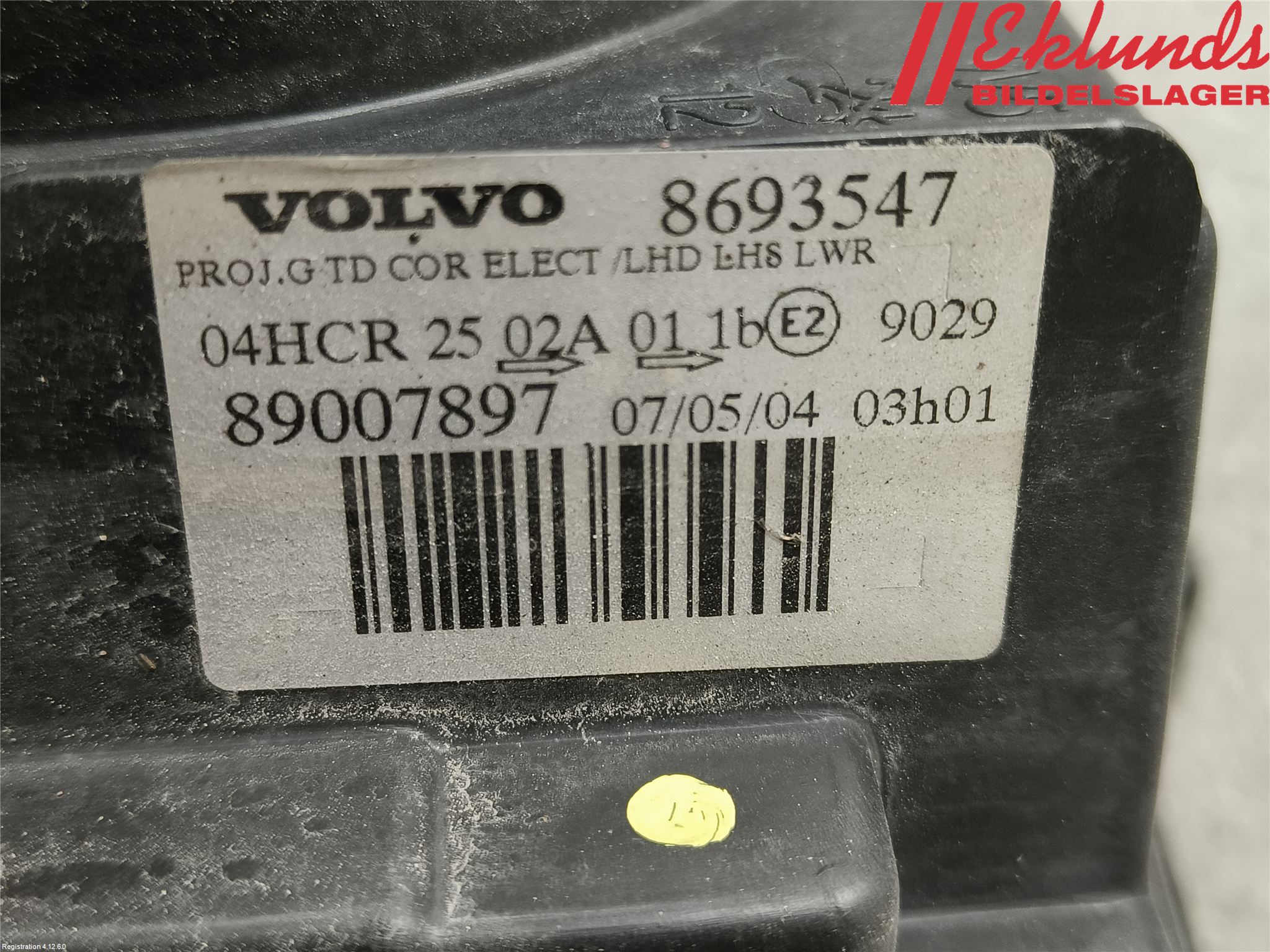 Volvo V70 00-04 Strålkastare Vänster