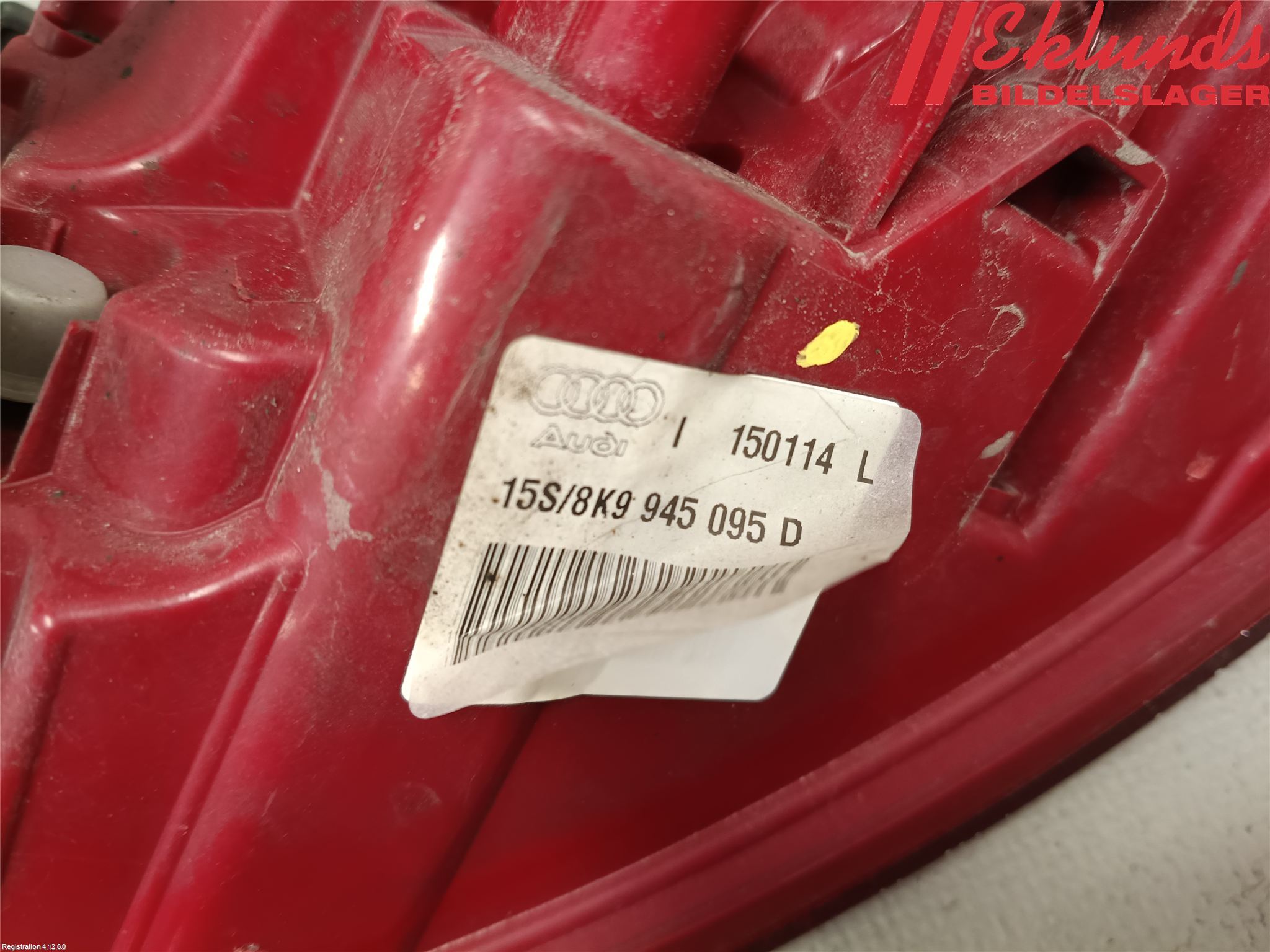 Audi A4 12-15 Bakljus Vänster