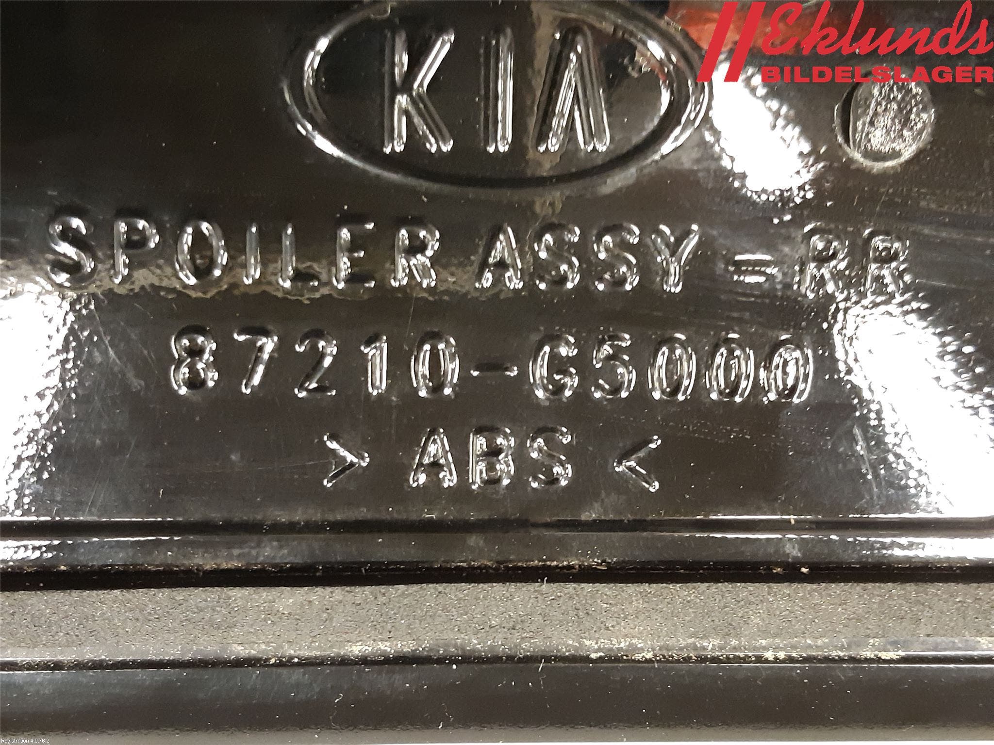 Kia NIRO (DE) 17-22 Spoiler Baklucka