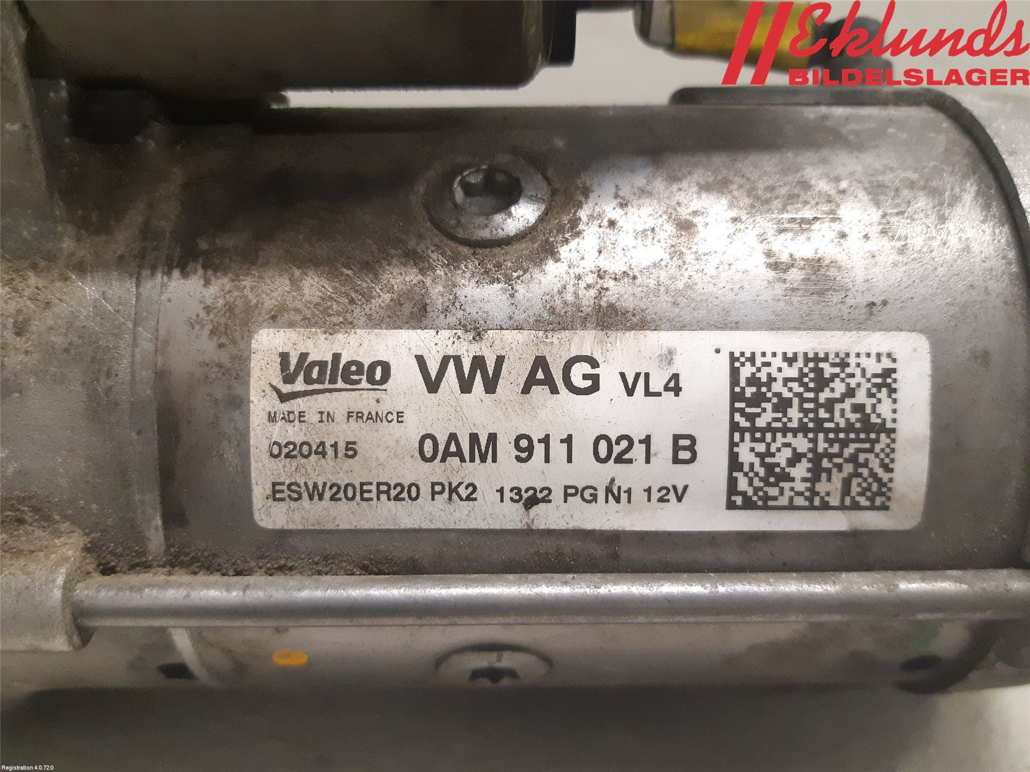 Skoda FABIA 15-21 Startmotor Diesel