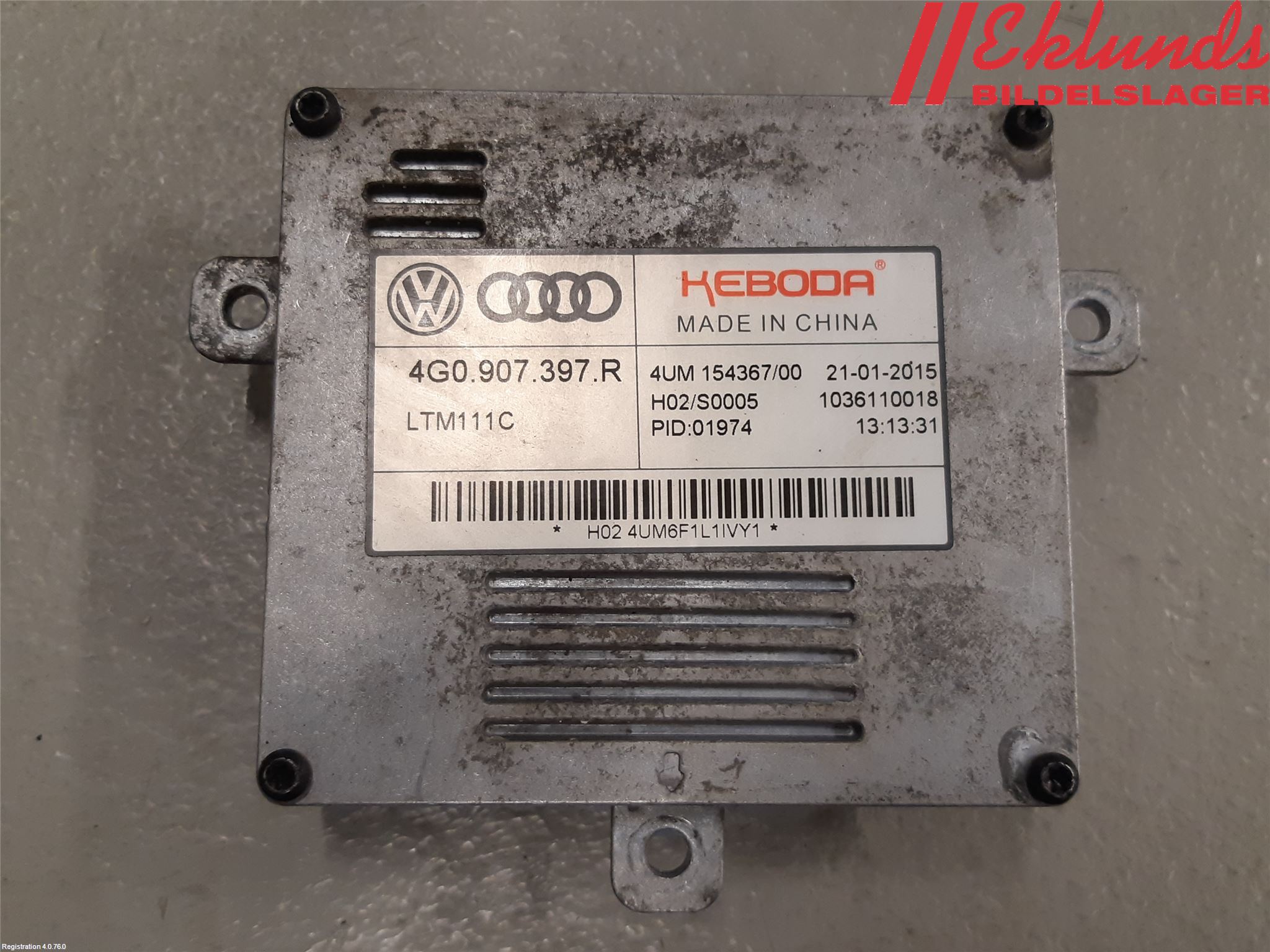 Audi A6 ALLROAD 12-18 Styrenhet Strålkastare