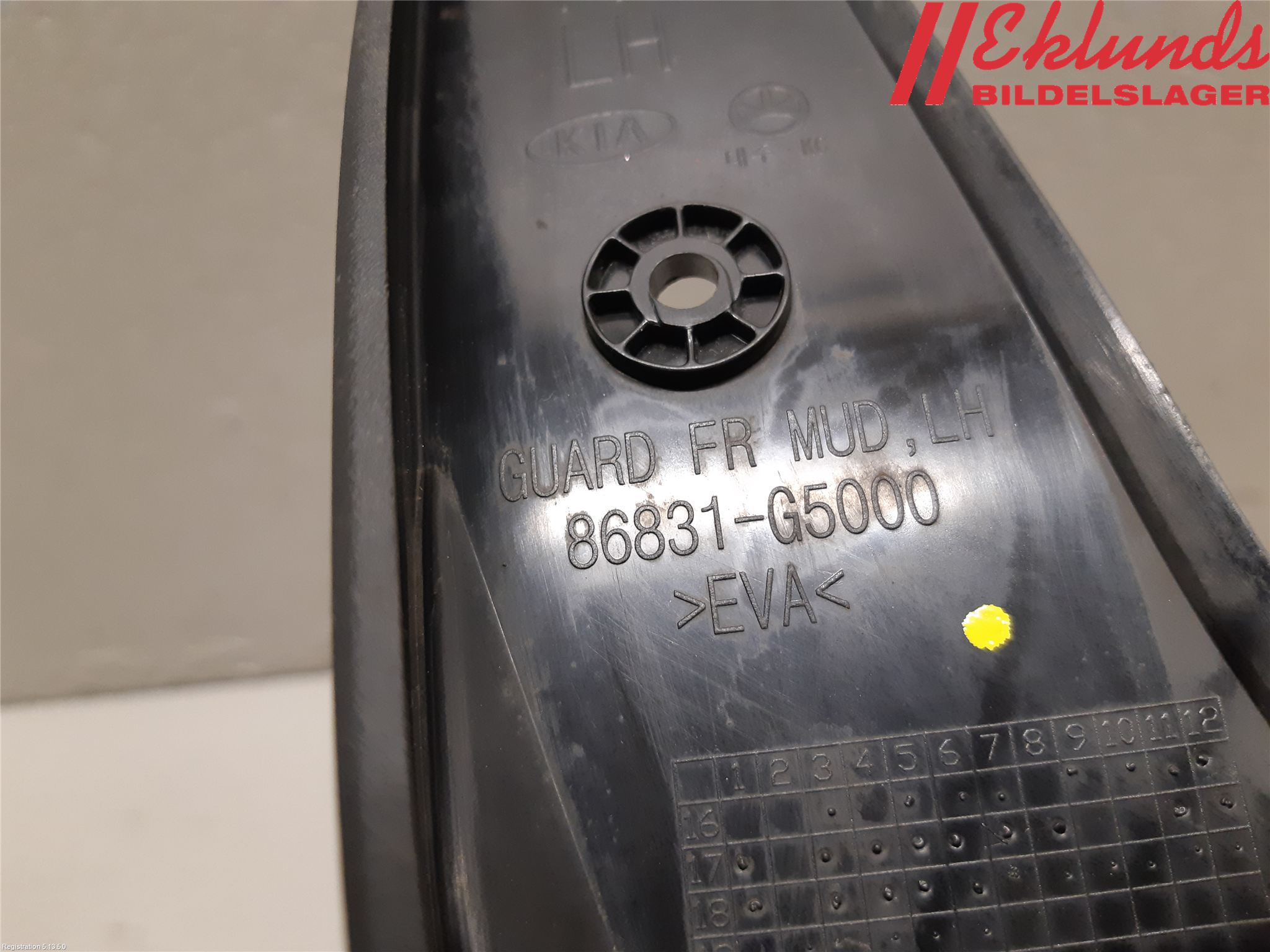 Kia NIRO (DE) 17-22 Stänkskydd