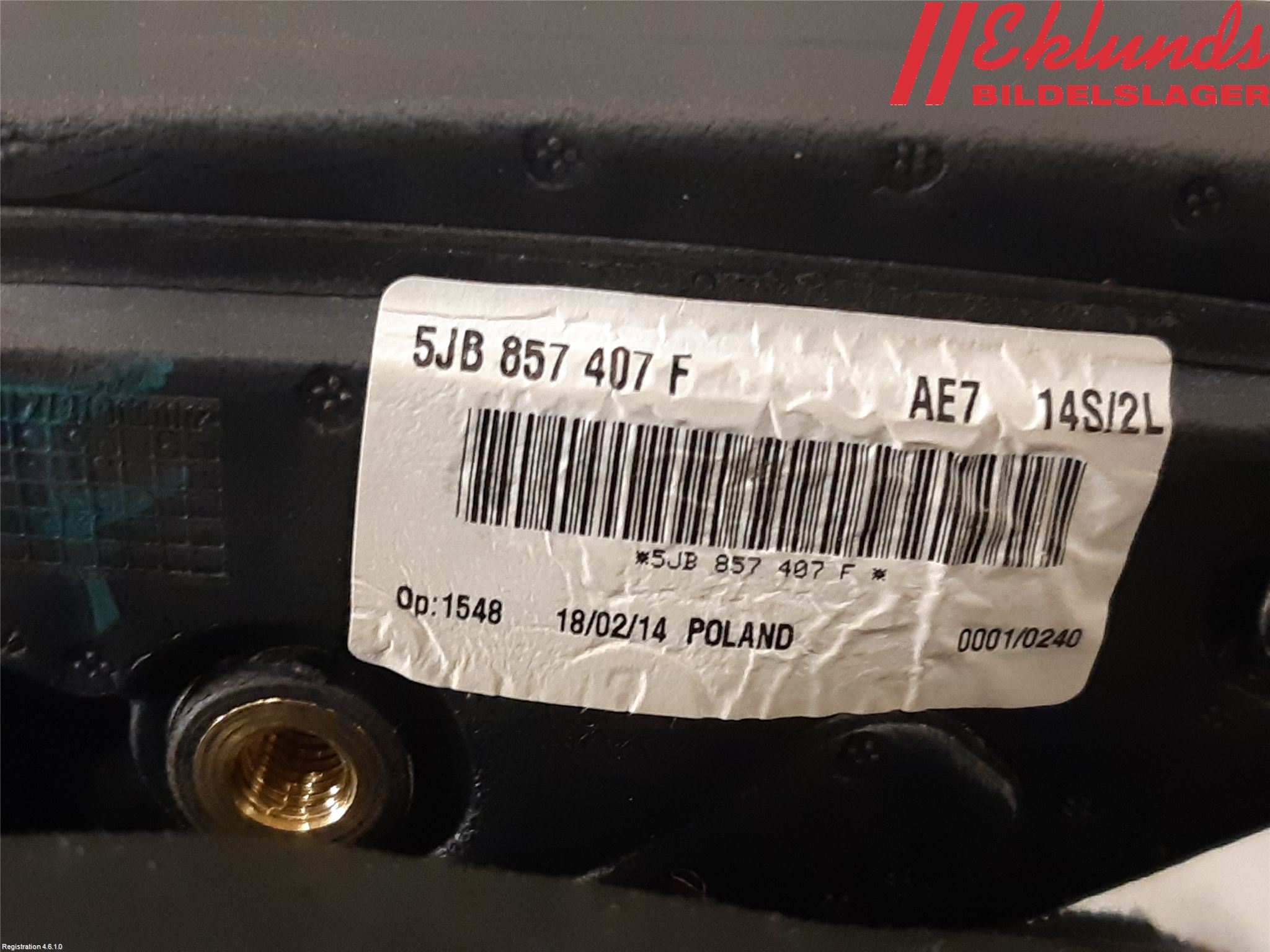 Skoda RAPID Spegel Yttre El Vä