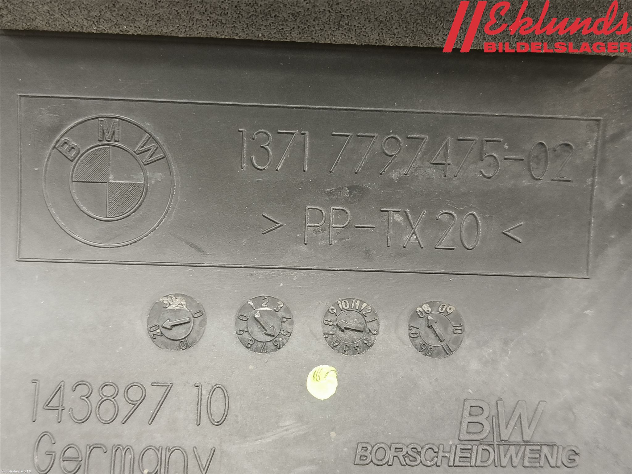 BMW 1 E87/81 5D/3D 03-11 Deflektor Plåt-Plast Kylning