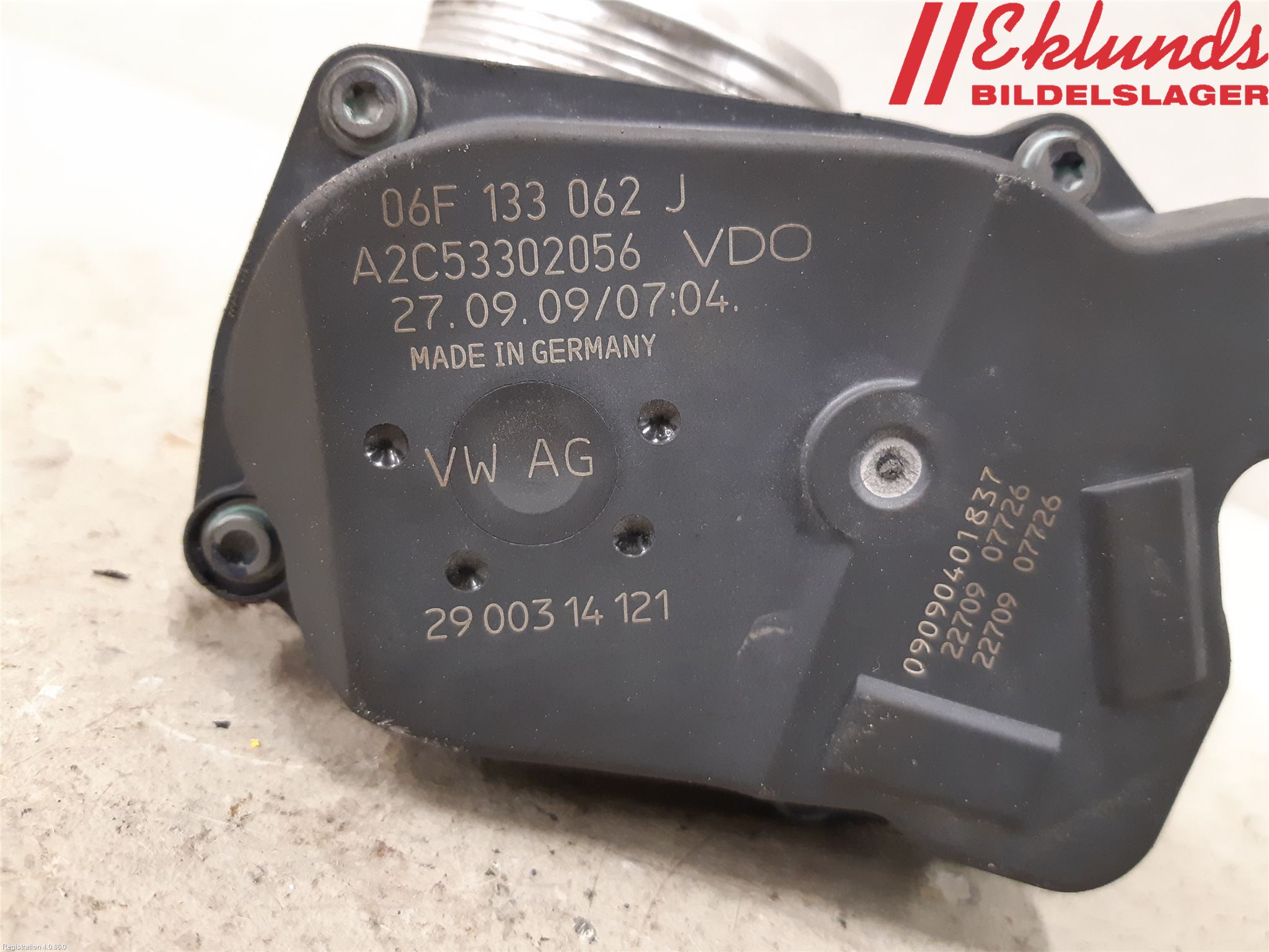 Audi A5 07-16 Injspjällhus