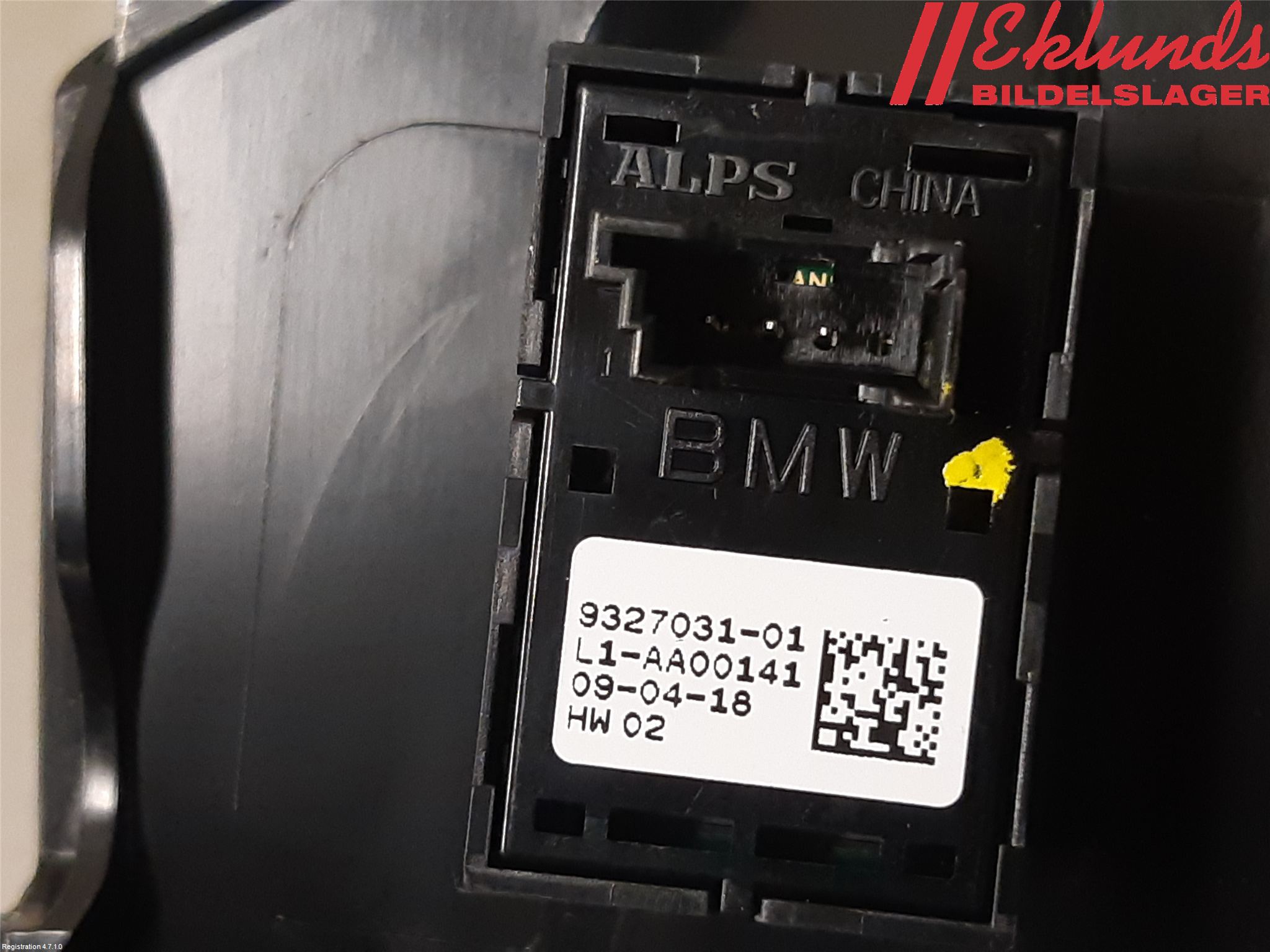 BMW X3 G01 18- Strömställare Elhiss