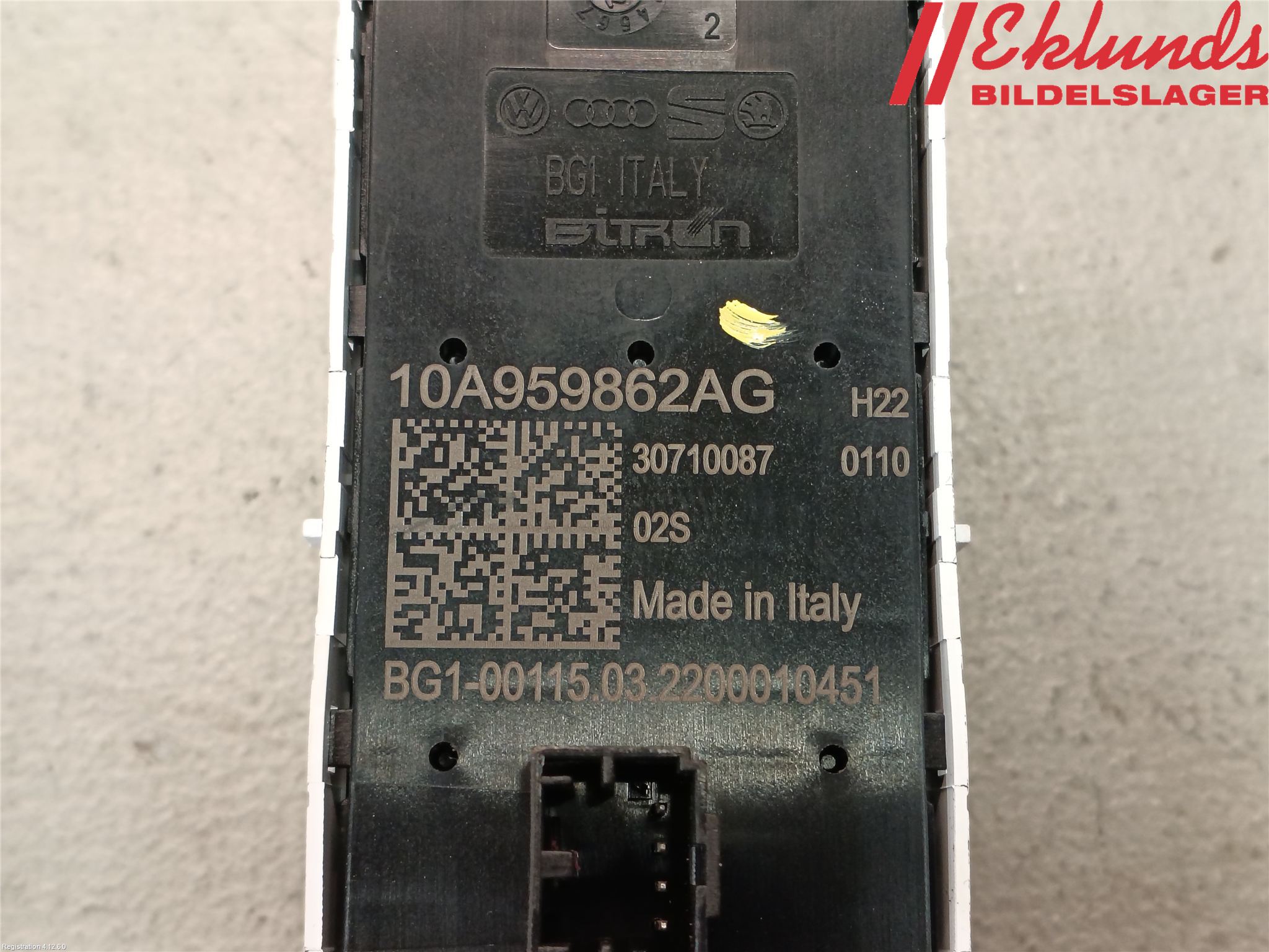 Volkswagen VW ID.4 21- Strömställare Elhiss