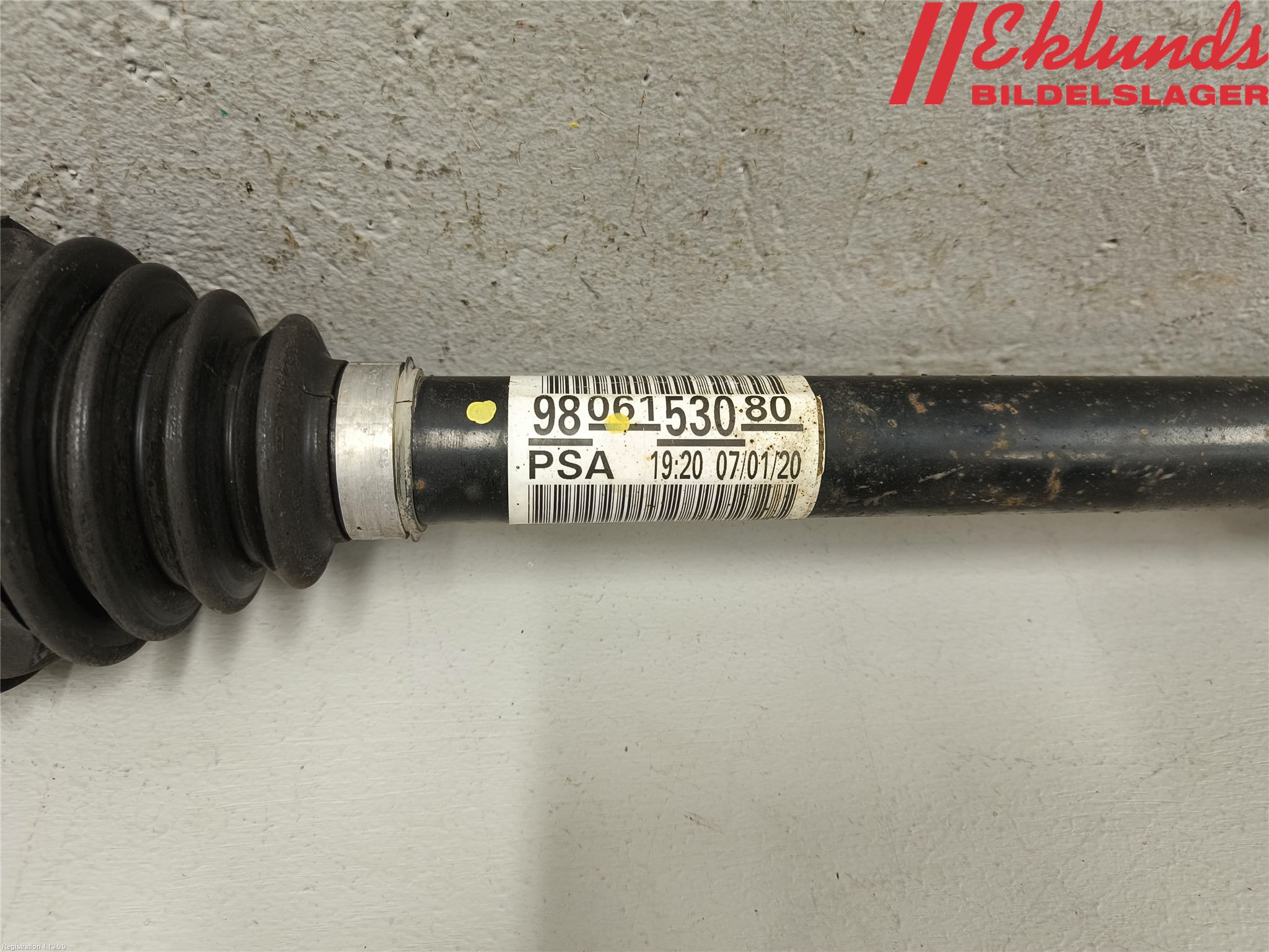 Peugeot EXPERT/E-EXPERT 17- Drivaxel Fram Vänster