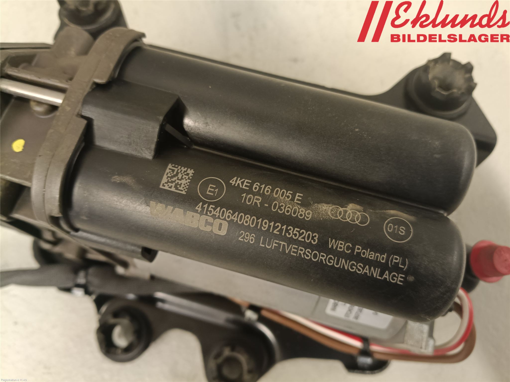 Audi E-TRON, S GE 19- Kompressor Stöt-Fjädring