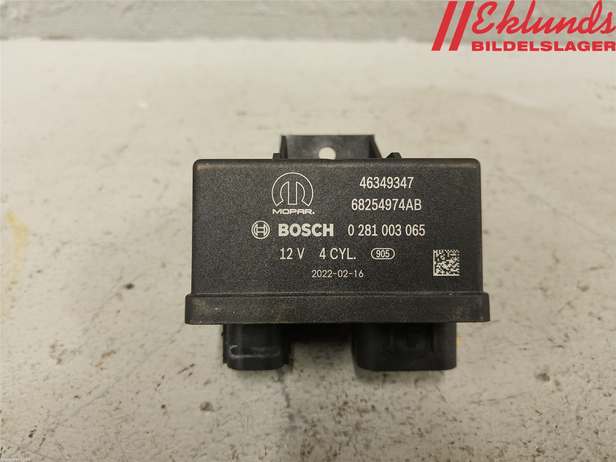 Fiat DOBLO CARGO Relä Glödning Diesel