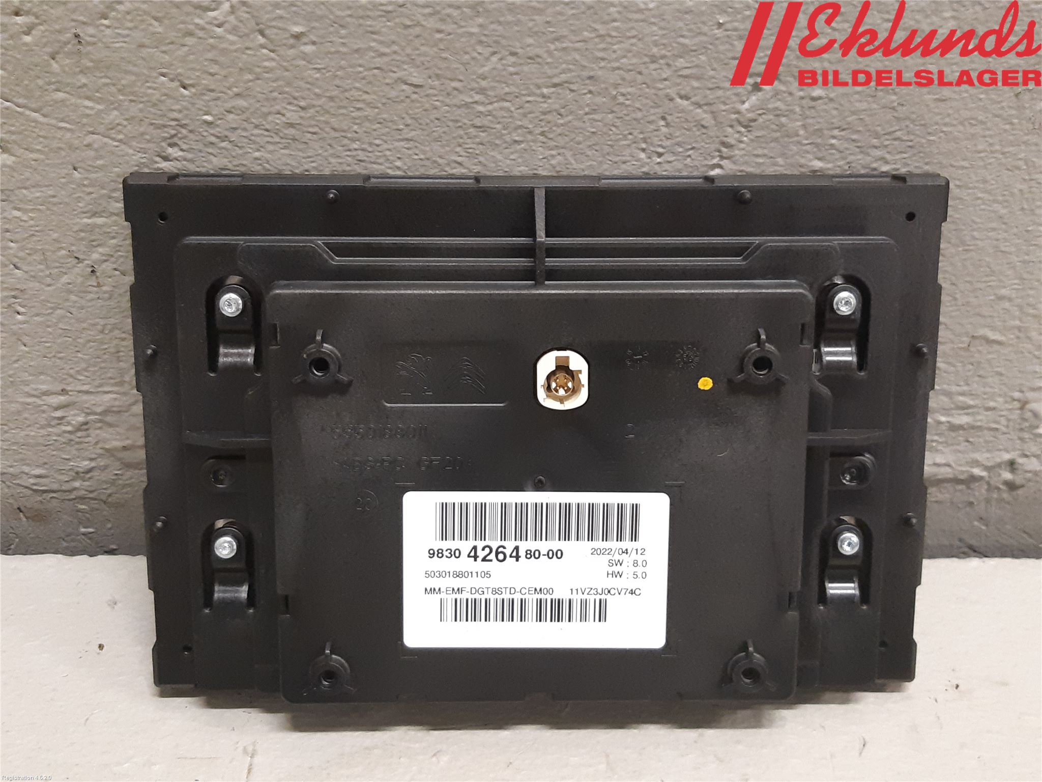 Peugeot PARTNER/E-PARTNER 19- Cd Radio - Multimediapanel