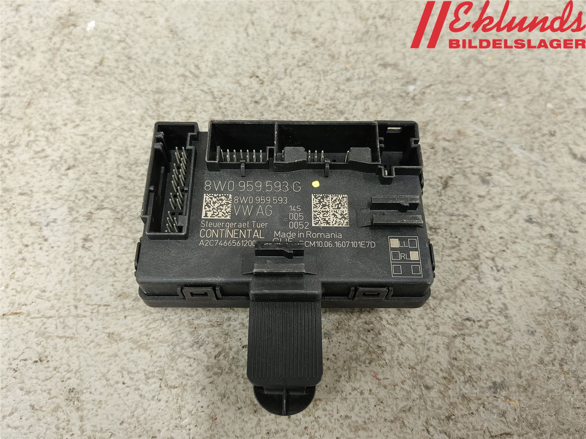 Audi A4/S4 B9 16-19 Styrenhet Dörr