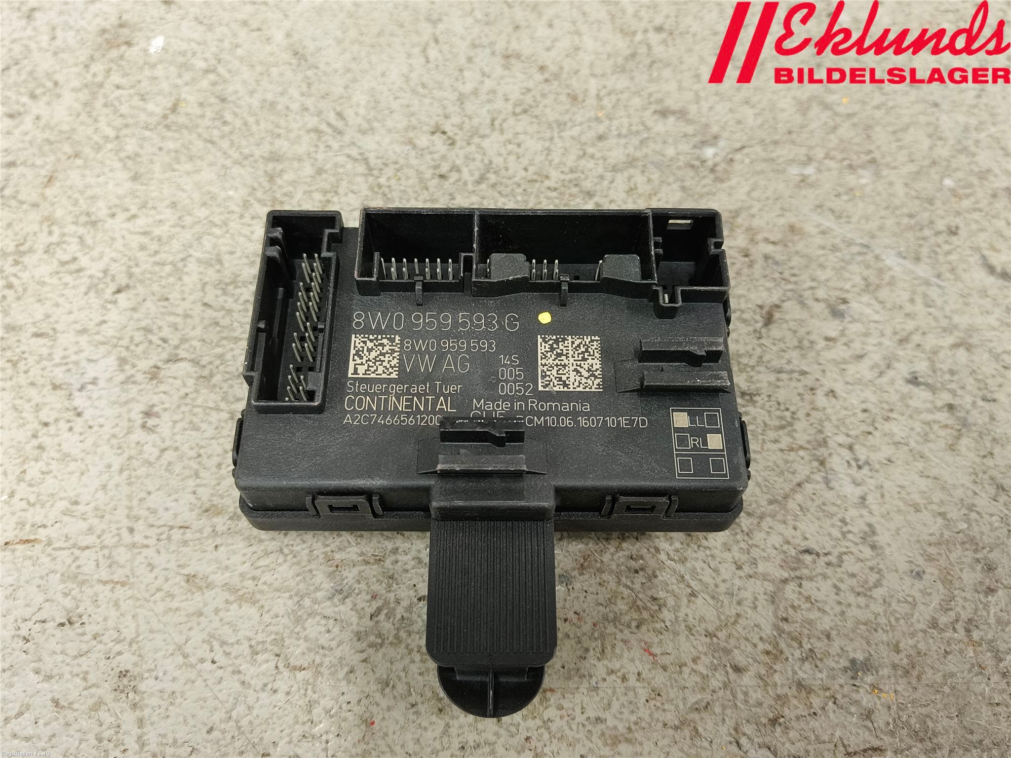 Audi A4/S4 B9 16-19 Styrenhet Dörr