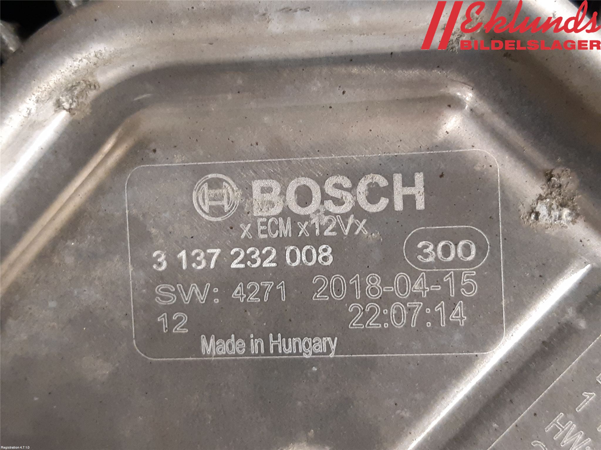 Audi A4/S4 B9 16-19 Kylfläkt El