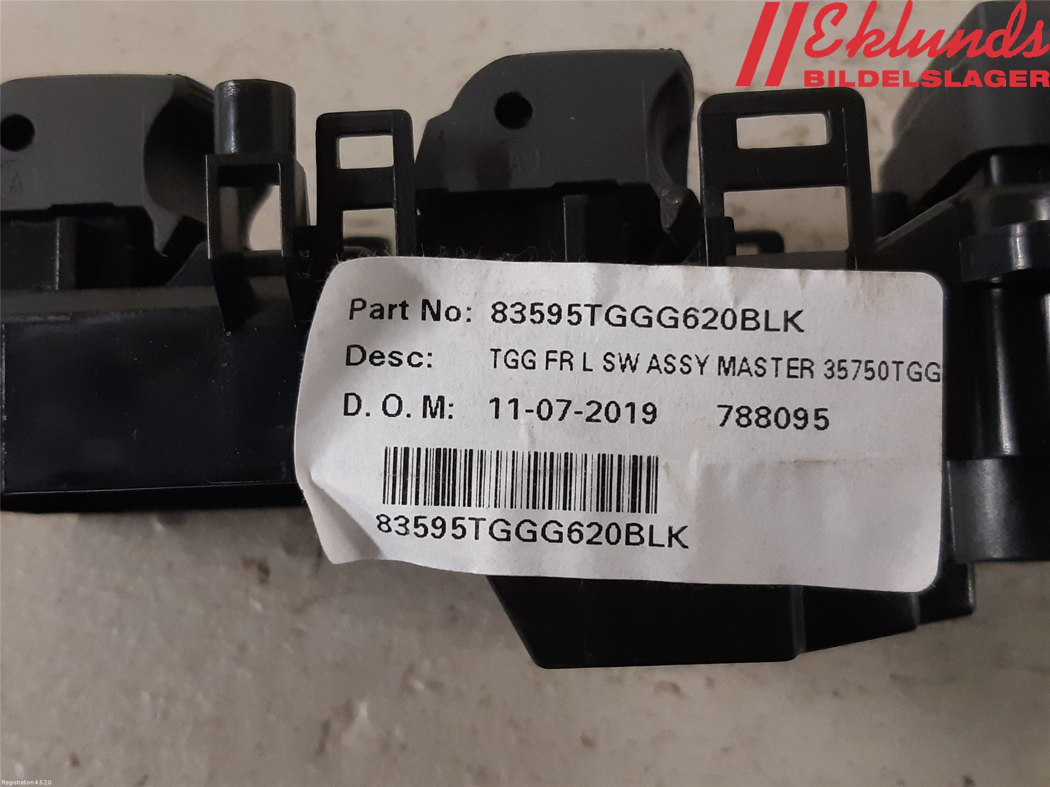 Honda CIVIC 17-22 Strömställare Elhiss