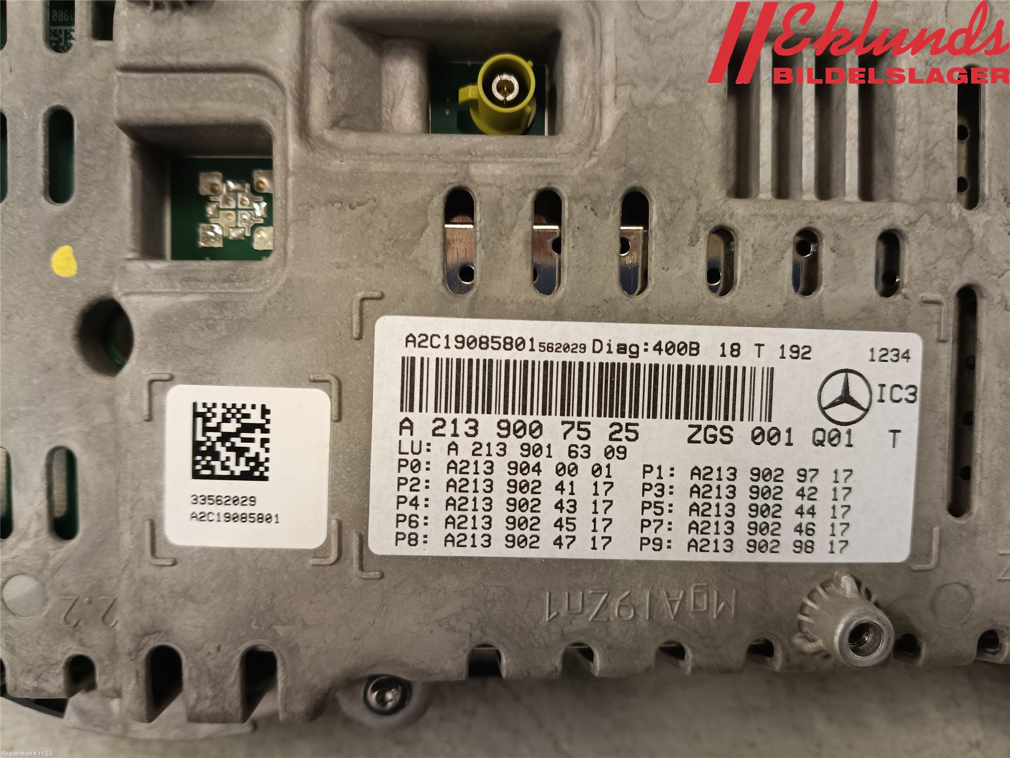 Mercedes-Benz MB E-KLASS (W213) 16-23 Instrument Komb