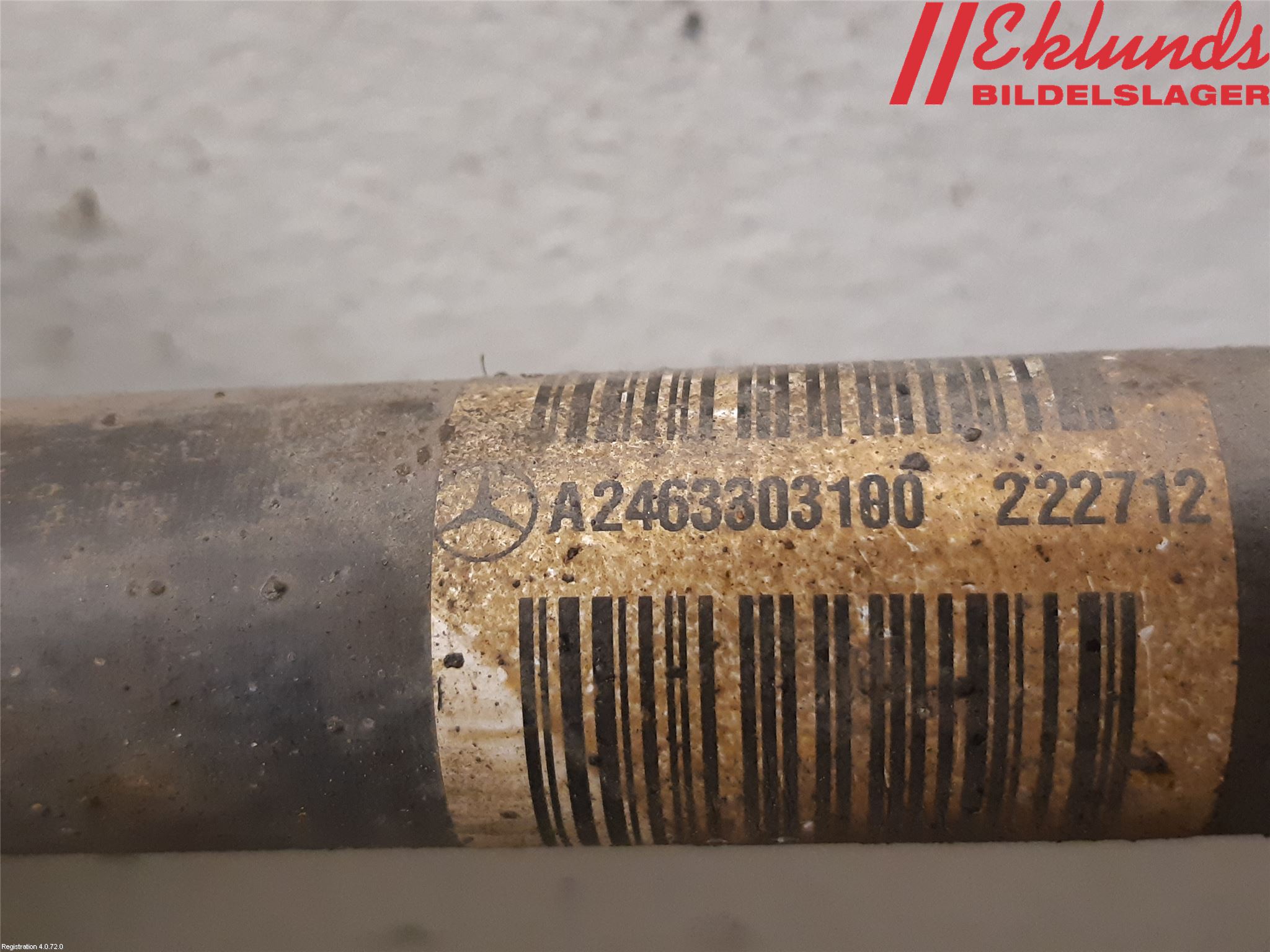 Mercedes-Benz MB B-KLASS (W246/W242) 12-19 Drivaxel Fram Vänster