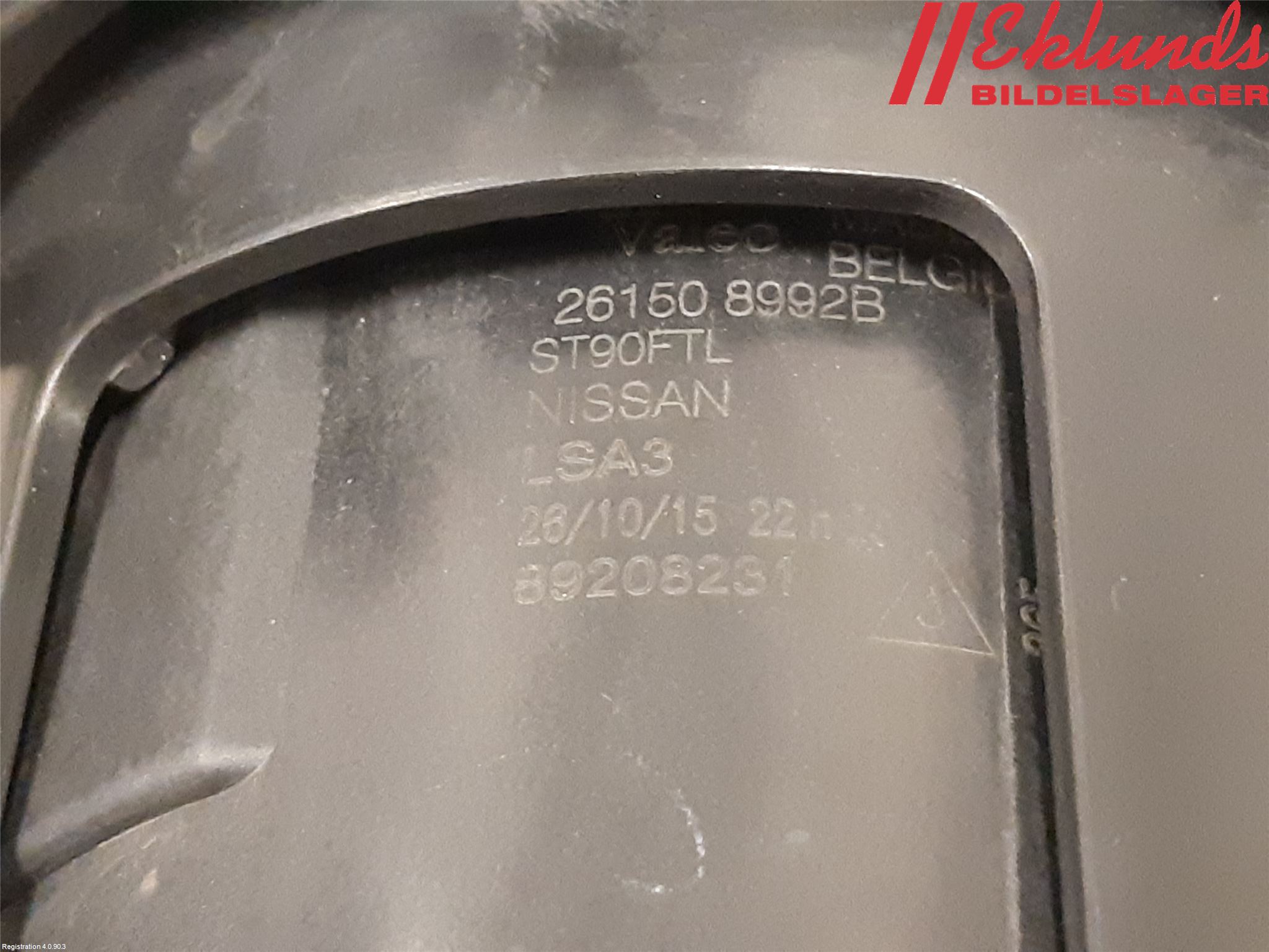 Nissan NV200/NV200 COMBI Dimljus-Varselljus Fram