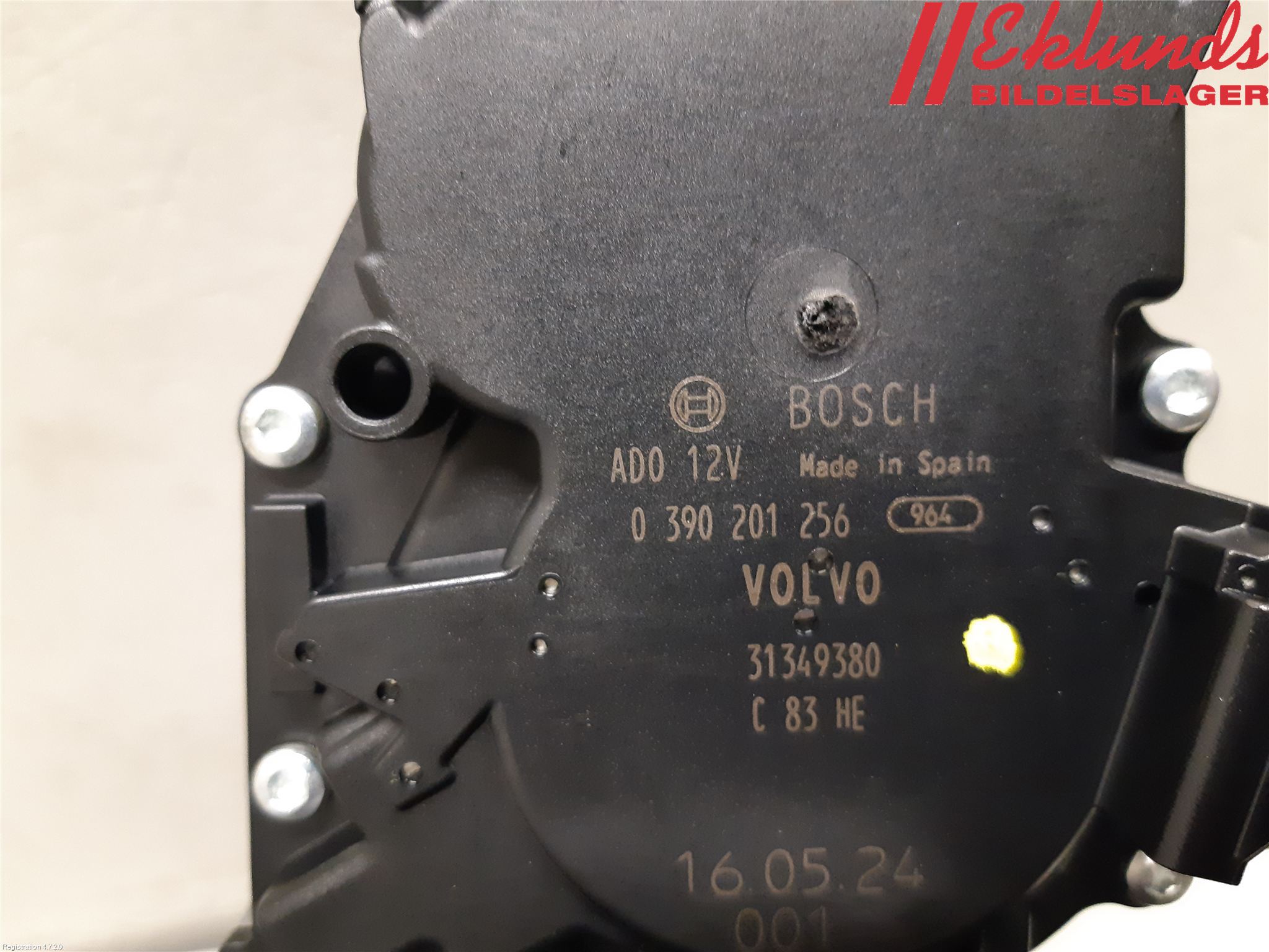 Volvo XC90/RECHARGE 16- Torkarmotor Baklucka