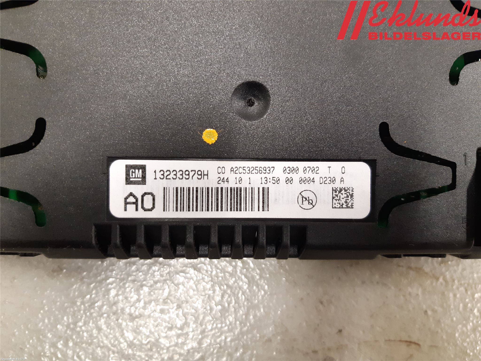 Saab 9-5 10-12 Multifunktionsdisplay