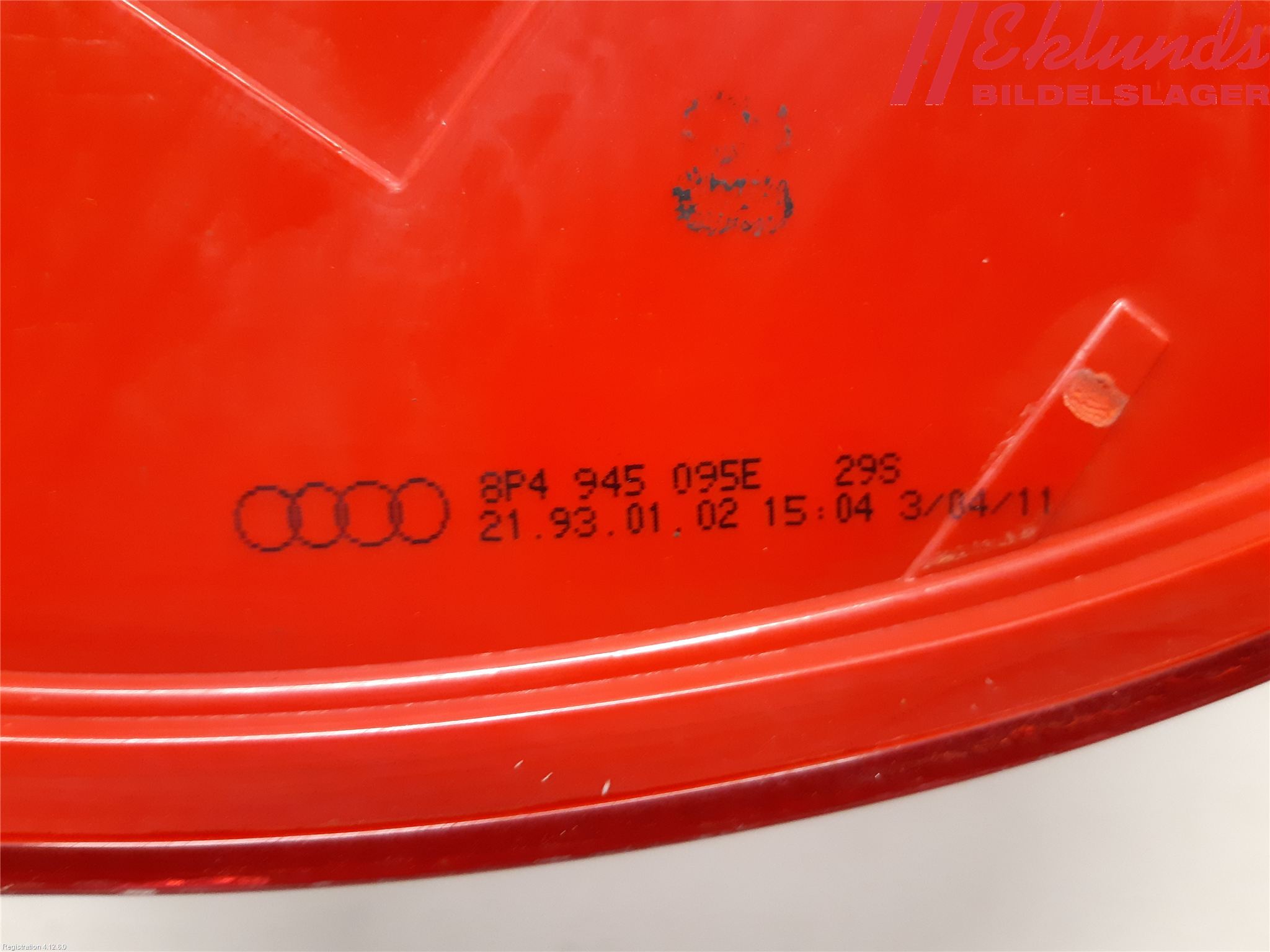 Audi A3/S3 05-13 Bakljus Vänster