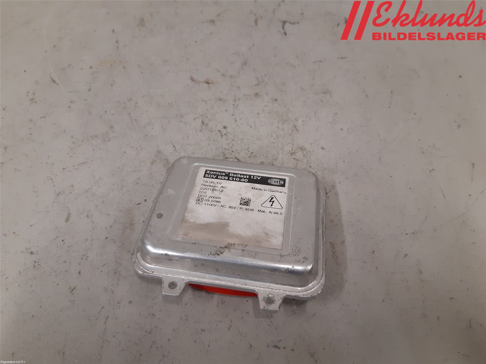 BMW X6 E71/E72   08-14 Styrenhet Strålkastare