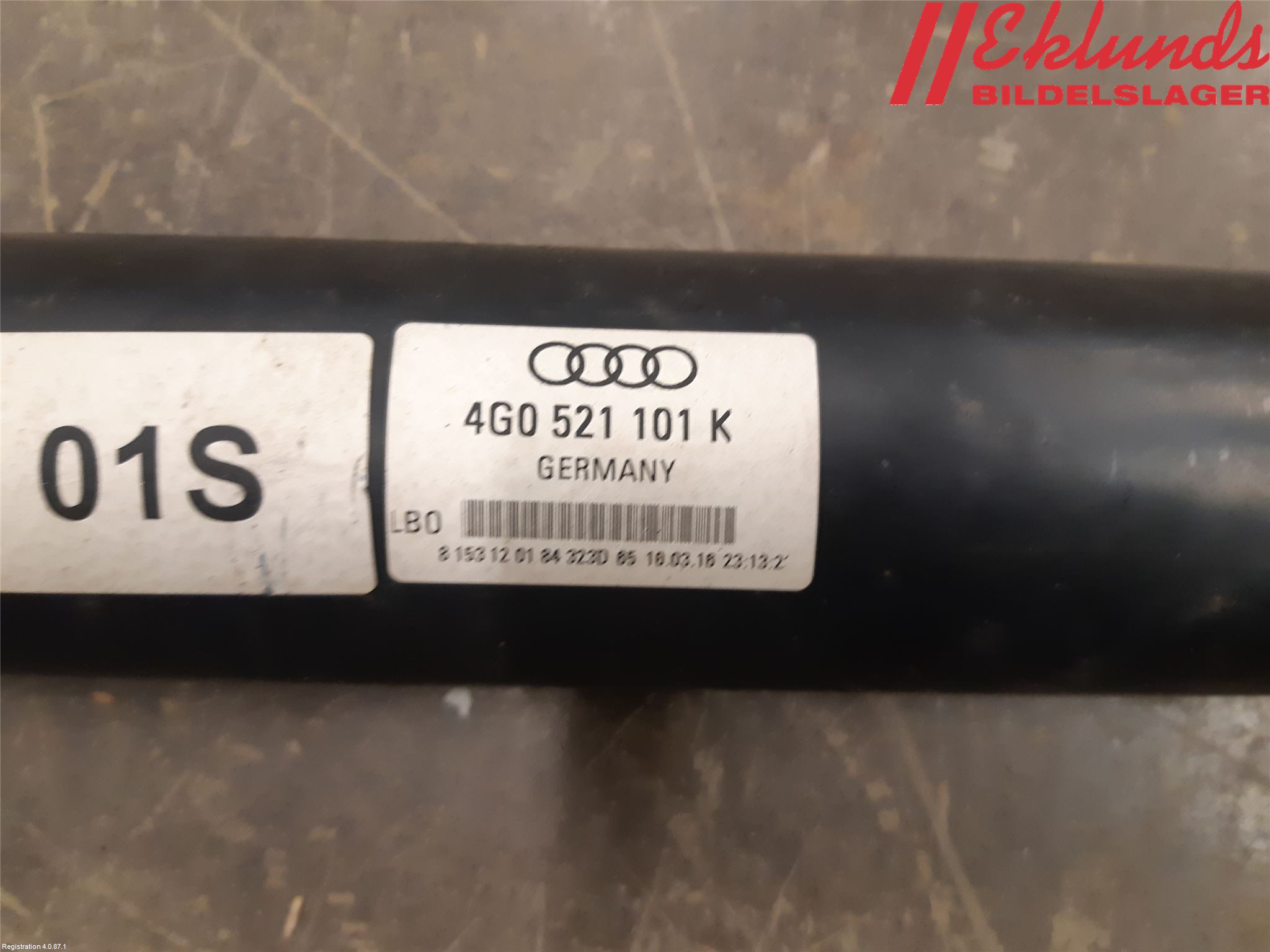 Audi A7/S7 4G 11-17 Mellanaxel Komp