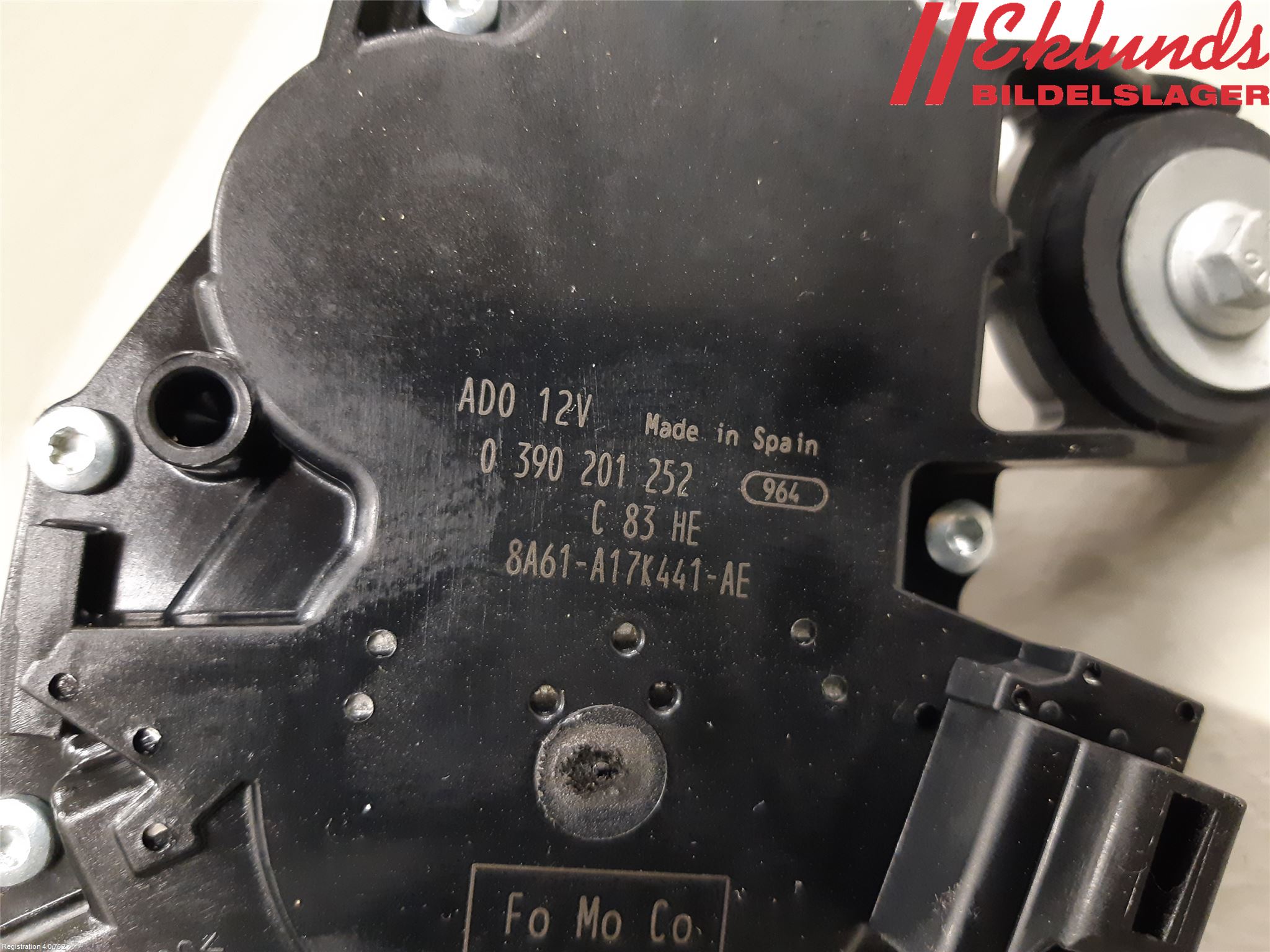 Ford FIESTA 13-17 Torkarmotor Baklucka