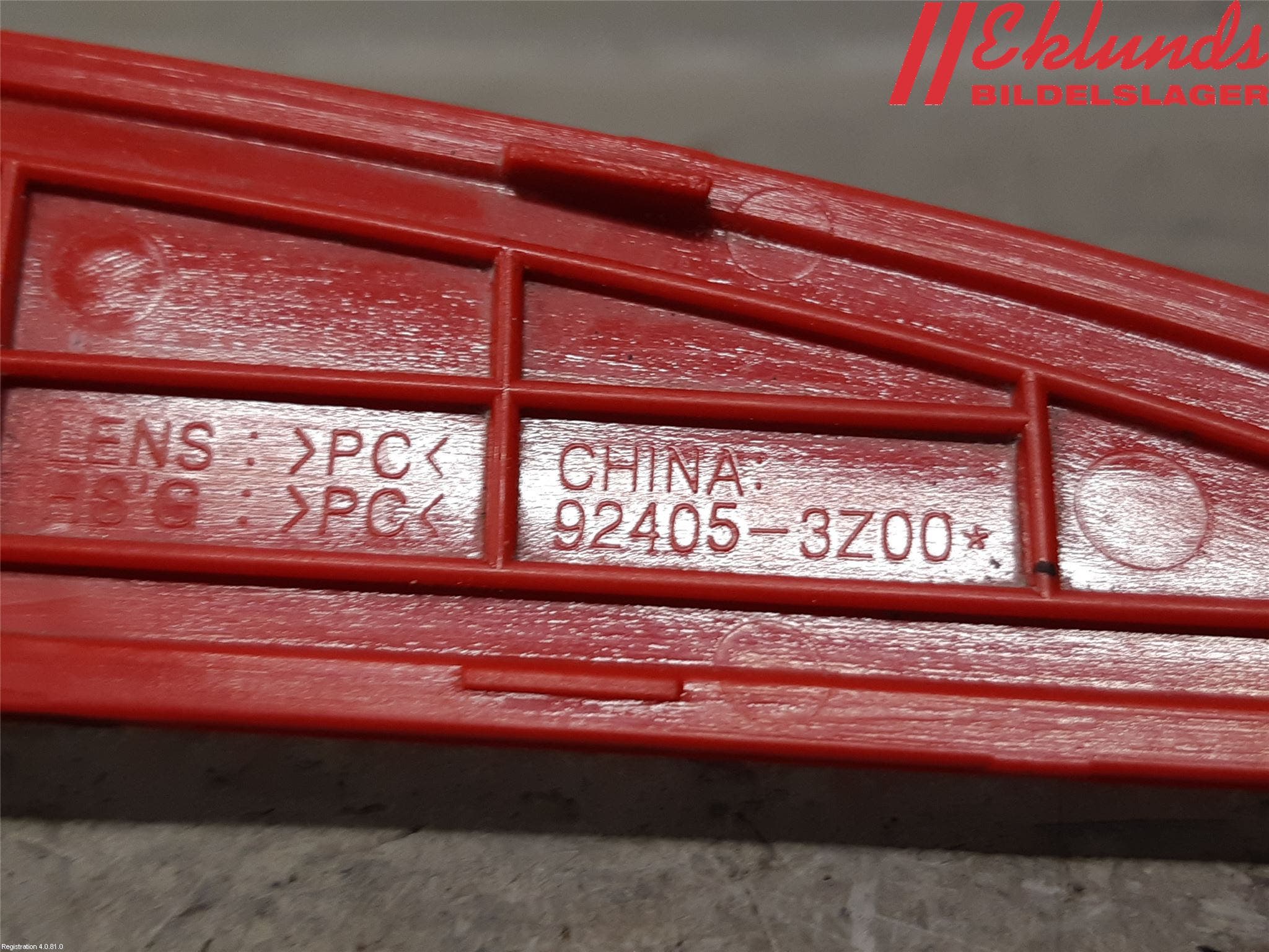 Hyundai i40 08-15 Dimljus/Reflex Bak