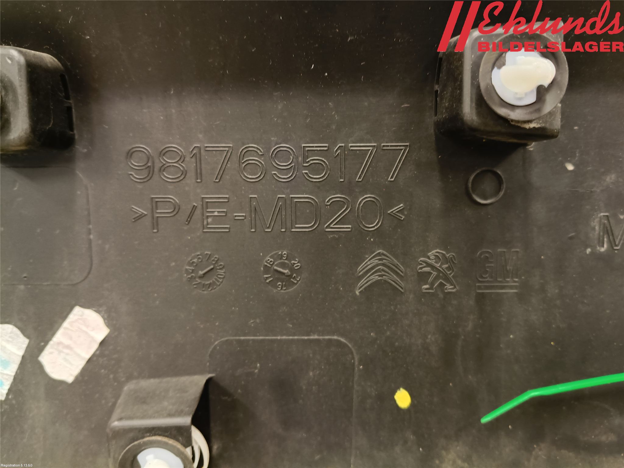 Toyota PROACE II 16- Dörr Dekorlist Bak Hö