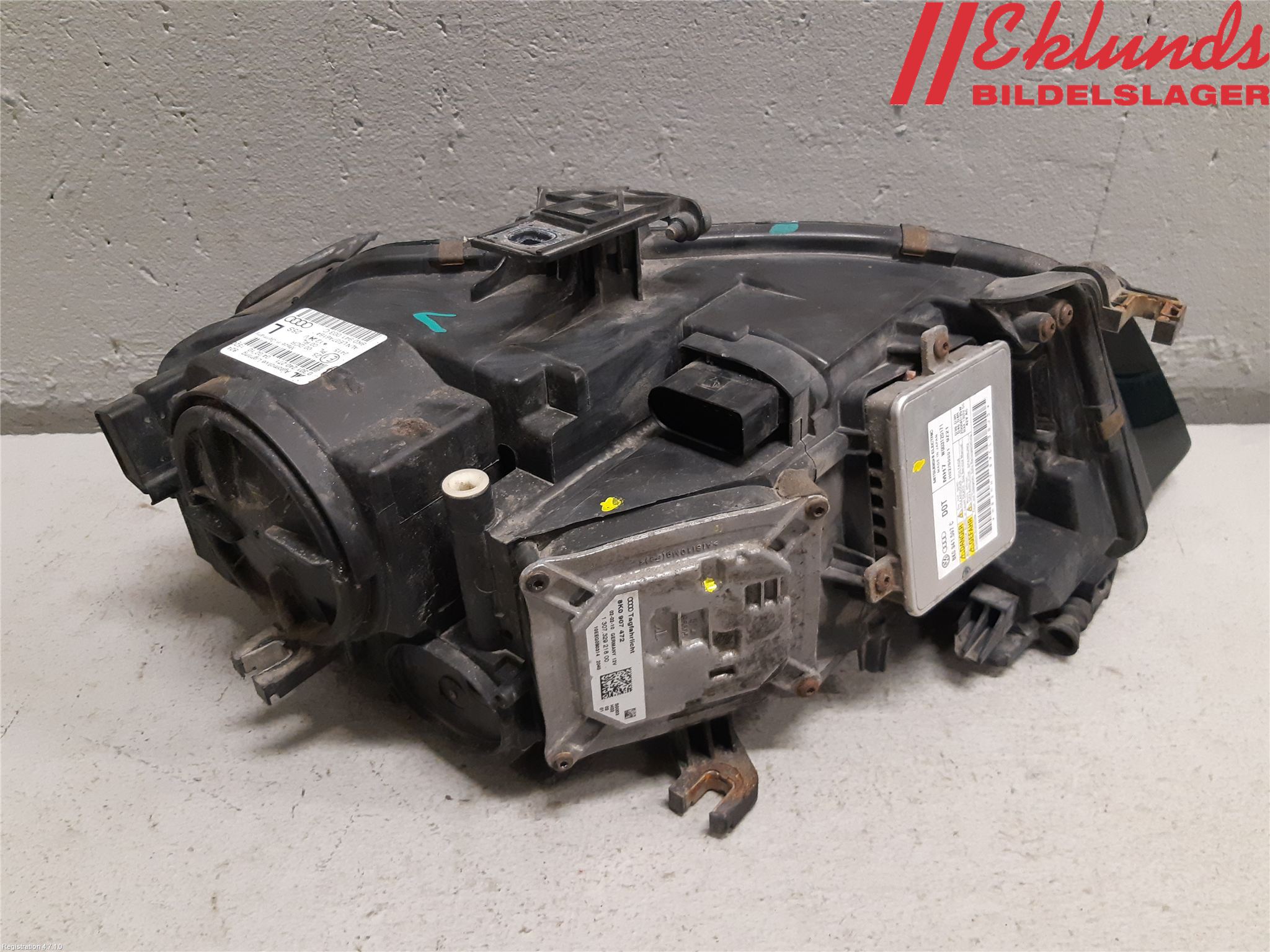 Audi A4/S4 08-11 Strålkastare Vänster