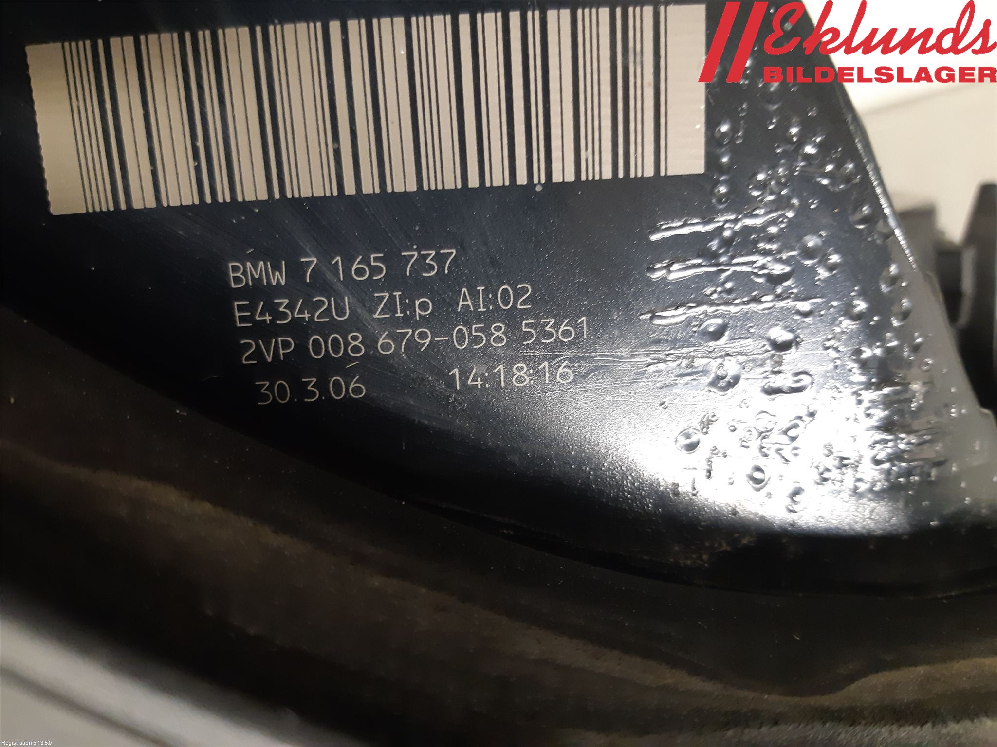 BMW 5 E60/61 Sed/Tou 02-10 Bakljus Vänster