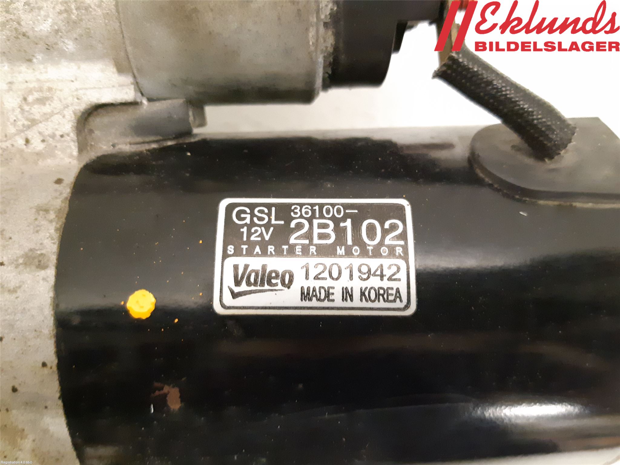 Hyundai i20 PB 09-14 Startmotor
