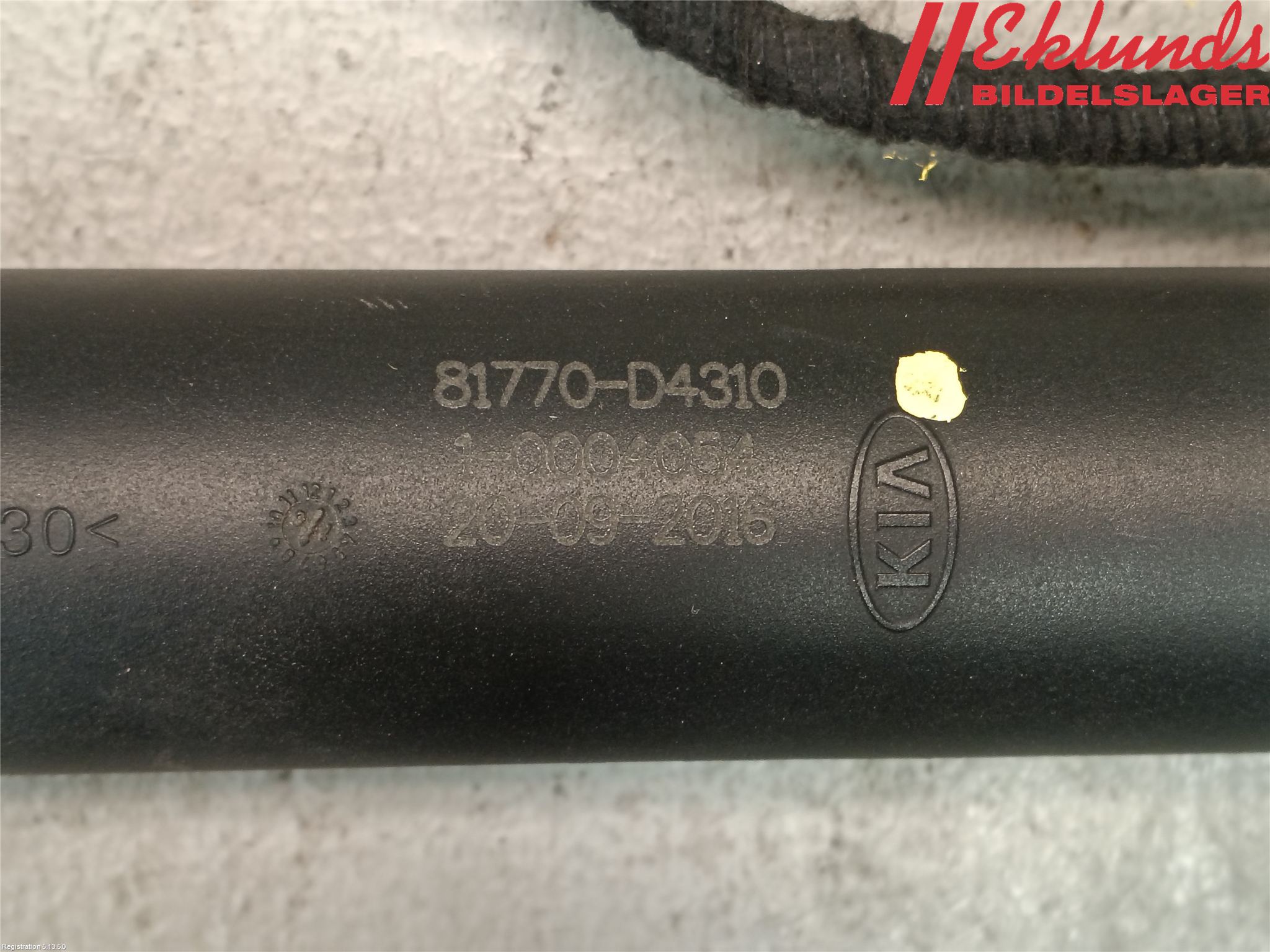 Kia OPTIMA 16-20 Bakluckeöppnare Automatisk