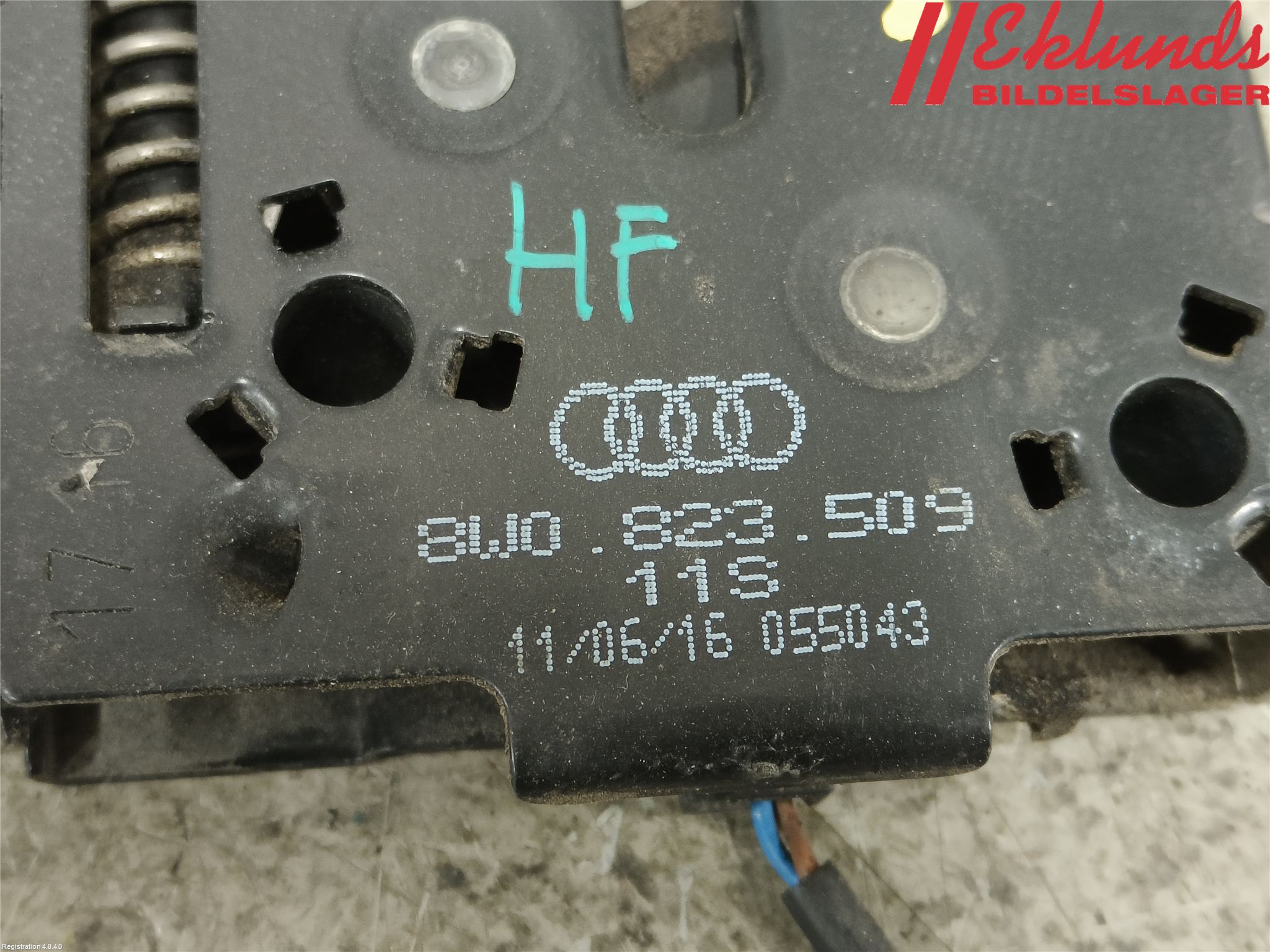 Audi A4/S4 B9 16-19 Huvlås